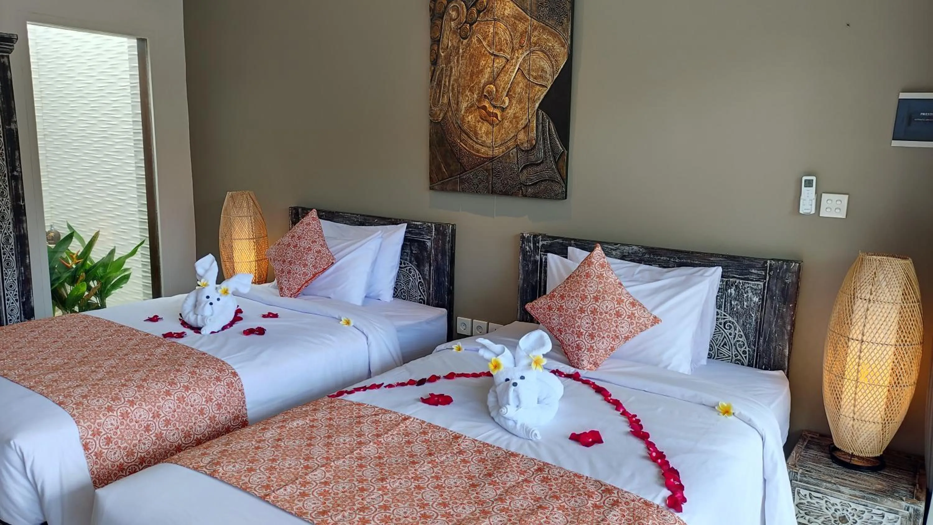 Bed in Kubu Garden Suites & Villas Nusa Dua