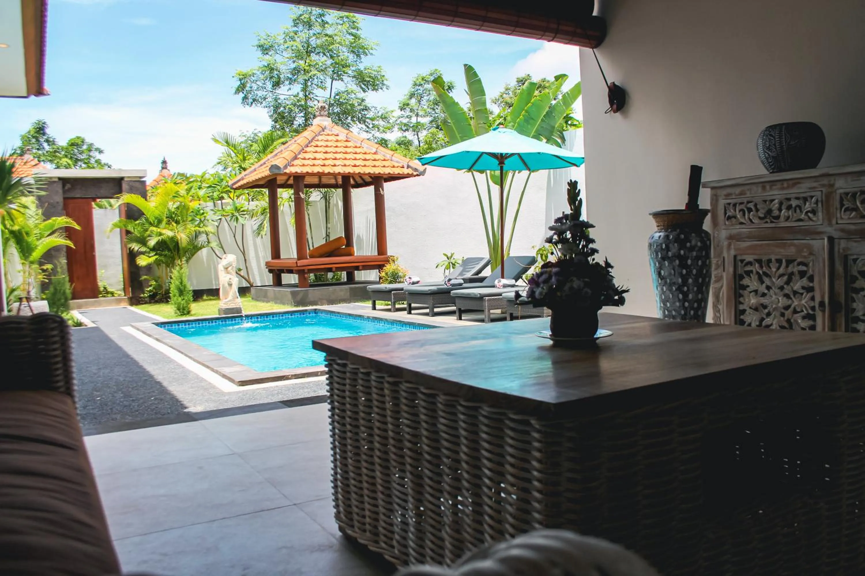 Garden view in Kubu Garden Suites & Villas Nusa Dua