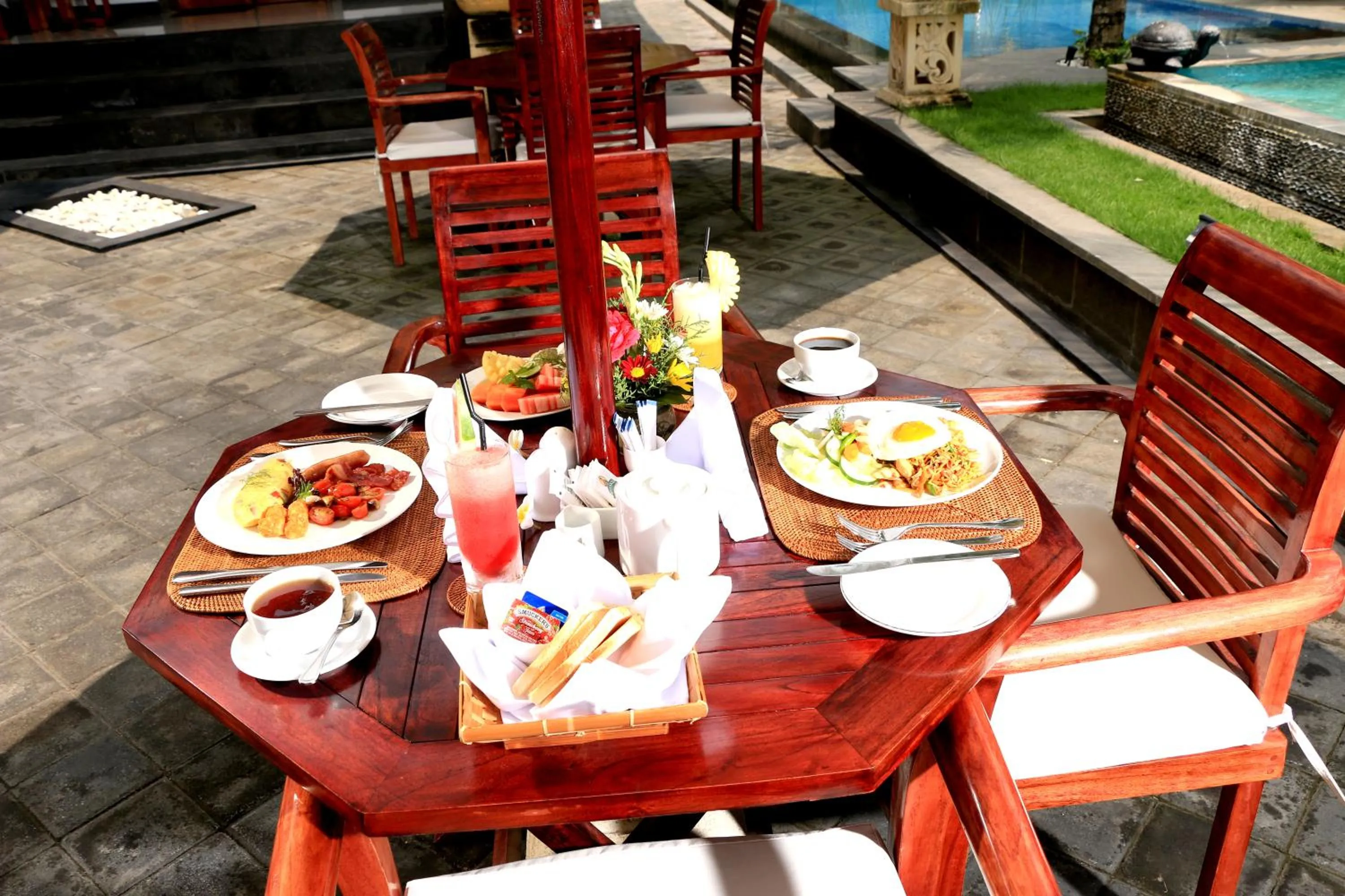 Patio in Kubu Garden Suites & Villas Nusa Dua