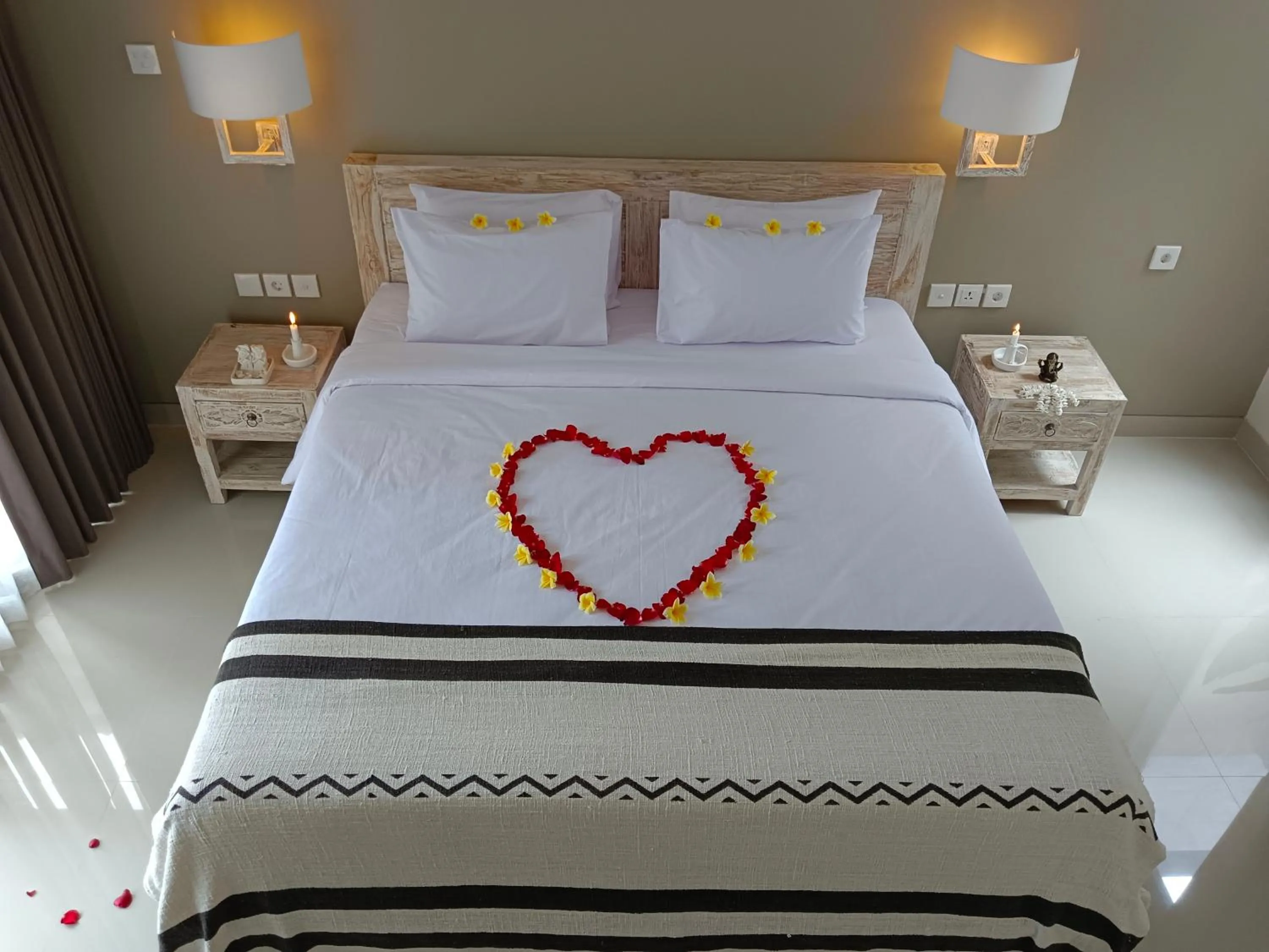 Bed in Kubu Garden Suites & Villas Nusa Dua