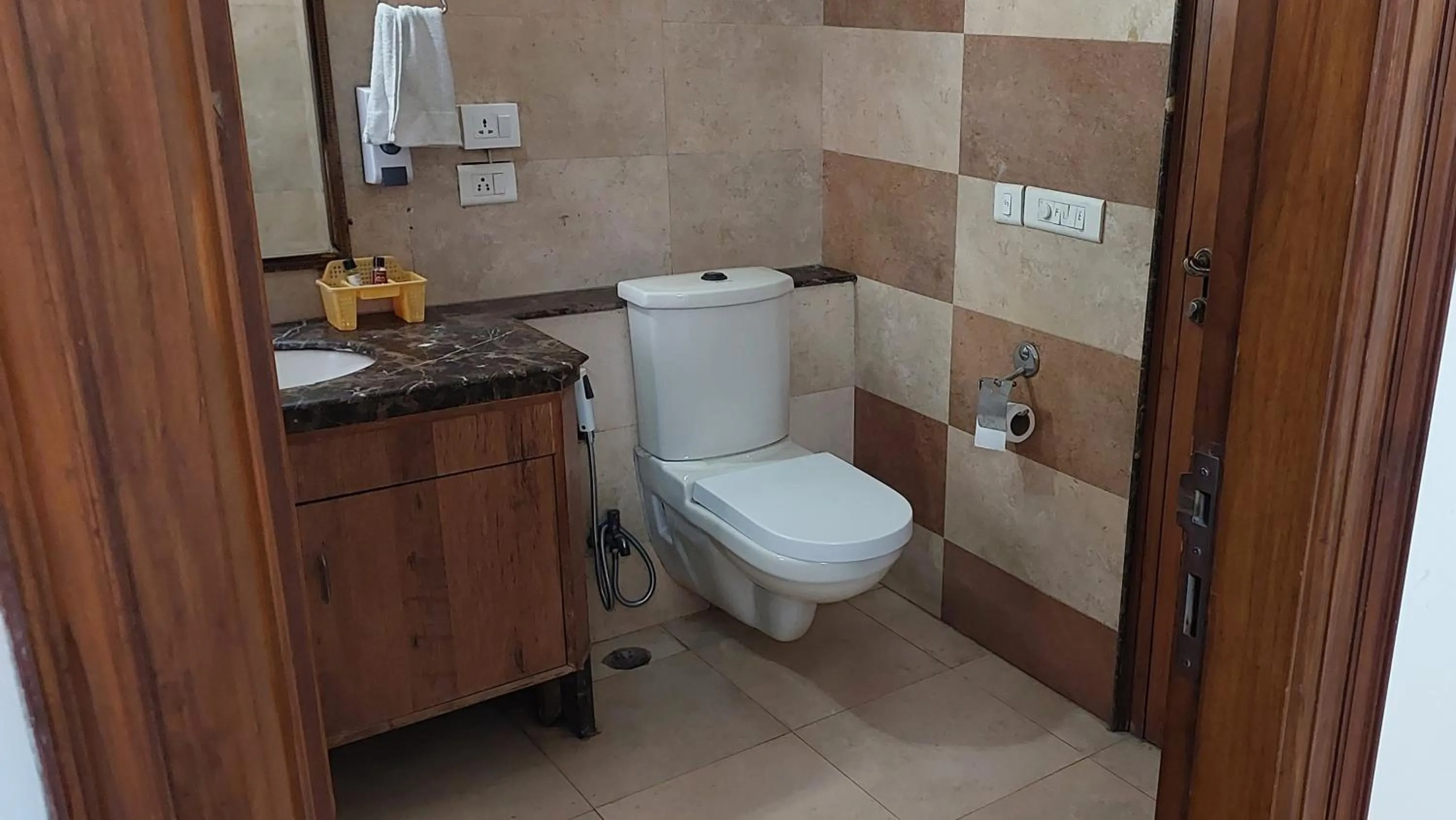Bathroom in Hotel Ashray Noida