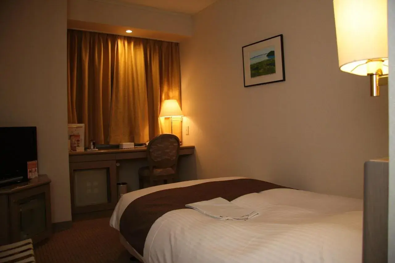 Bed in Kitami Pierson Hotel Bed in Kitami Pierson Hotel