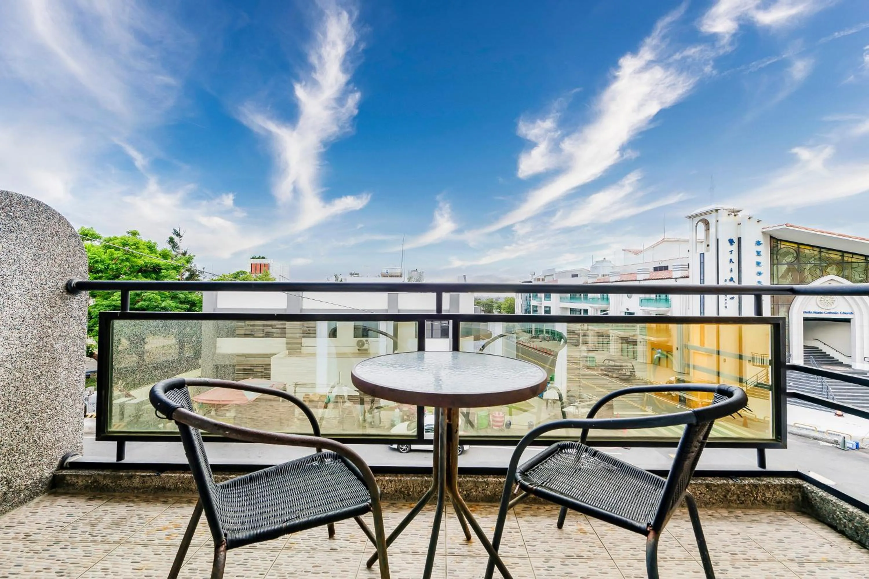 Patio in Wei Yuan Hotel