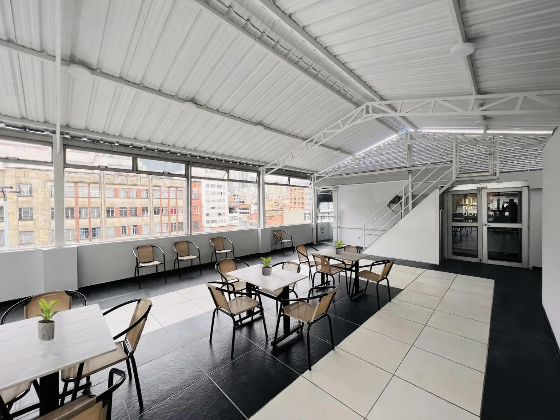 Balcony/Terrace in Hotel HILLS BOGOTA