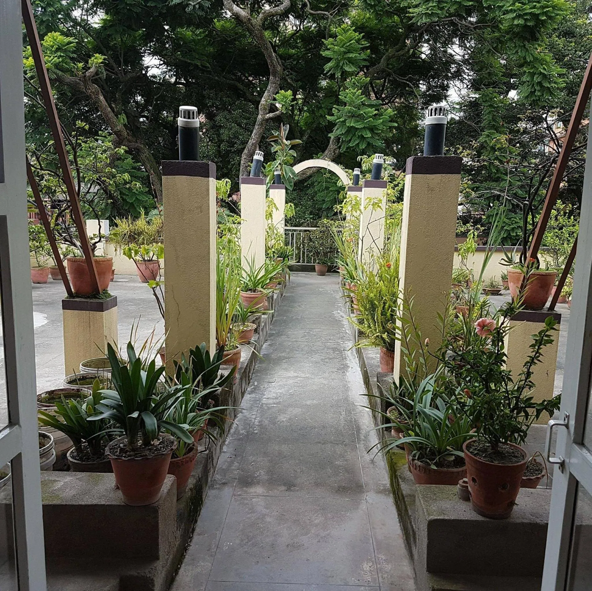 Balcony/Terrace in Imperial House Thamel - 2 km from Swayambhunath Temple