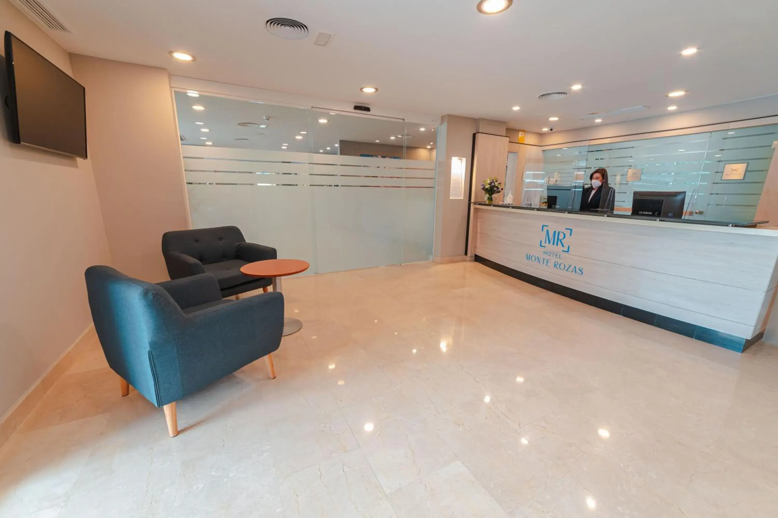 Lobby or reception in Hotel Monte Rozas Lobby or reception in Hotel Monte Rozas