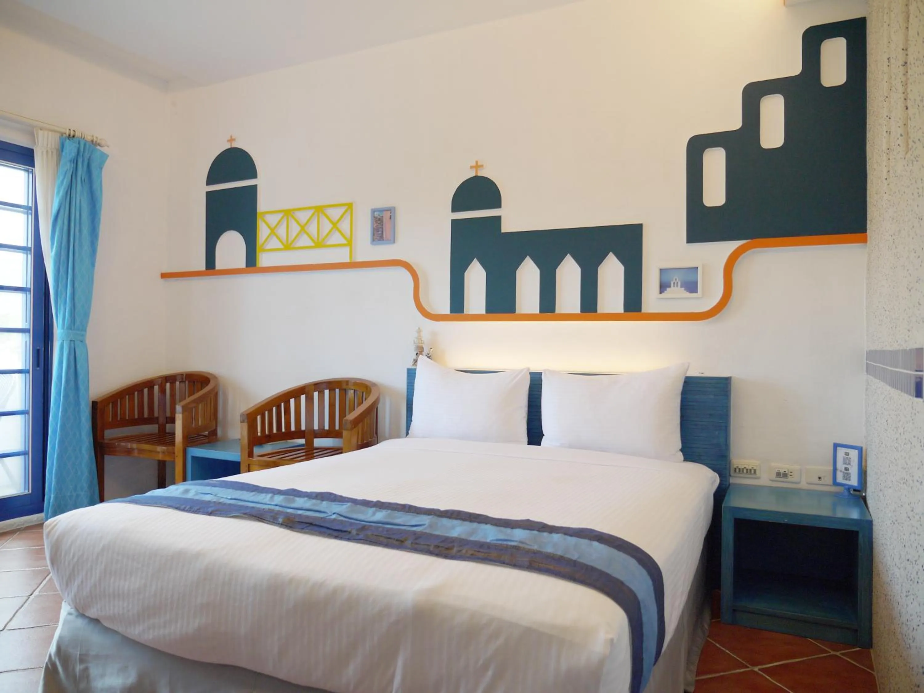 Bed in Kenting Sin Sin Hotel II