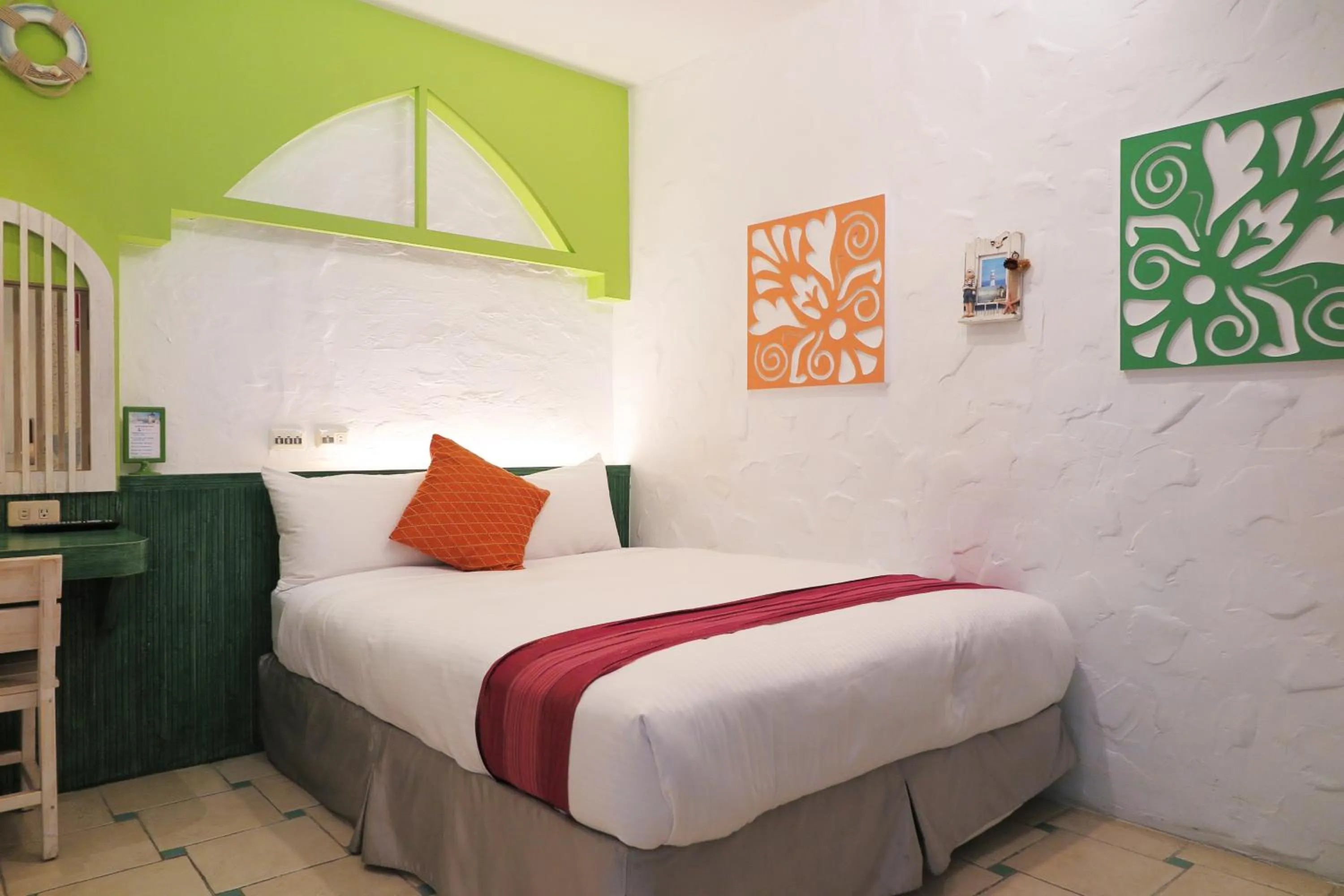 Bed in Kenting Sin Sin Hotel II