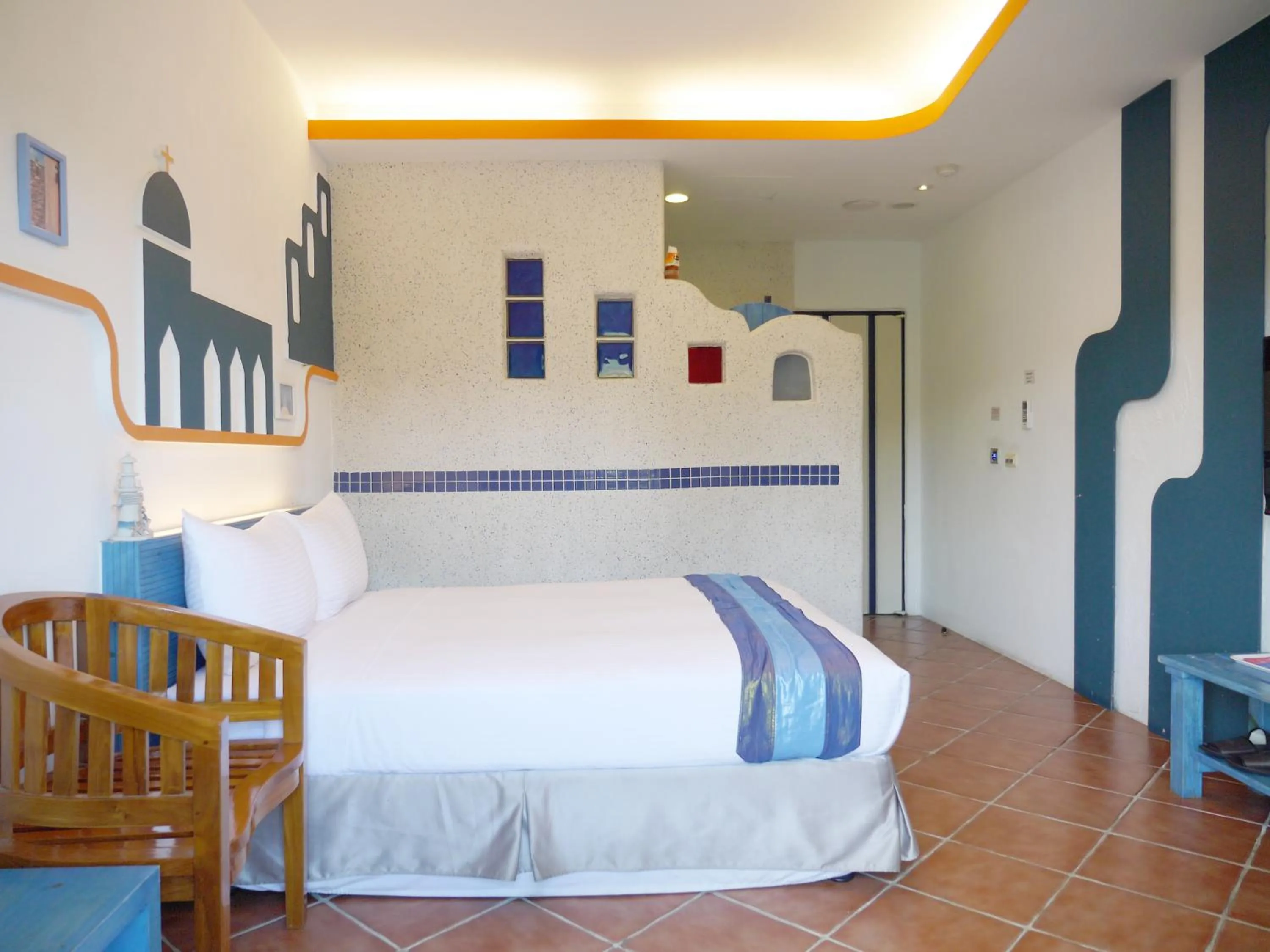 Bed in Kenting Sin Sin Hotel II