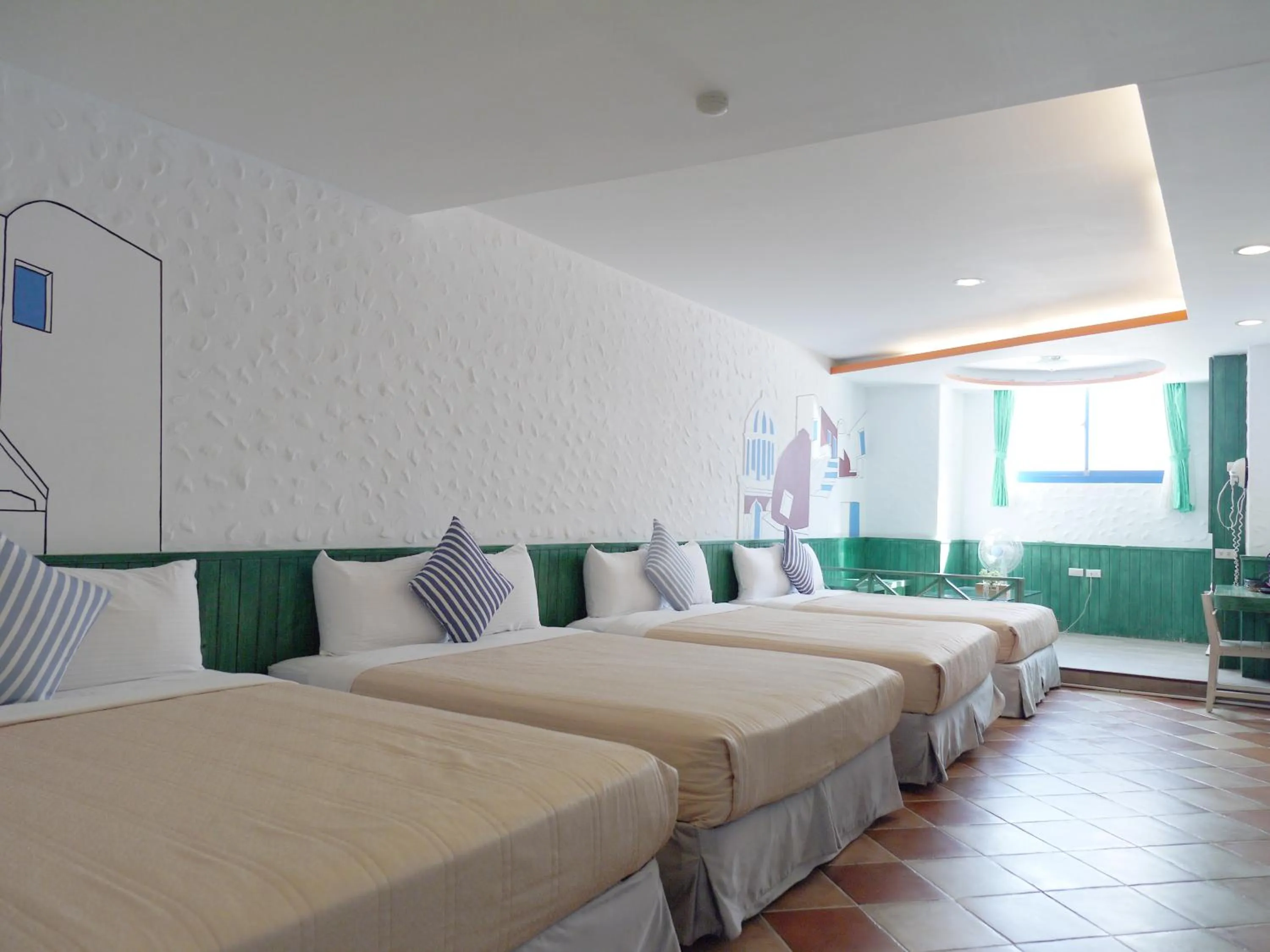 Bed in Kenting Sin Sin Hotel II