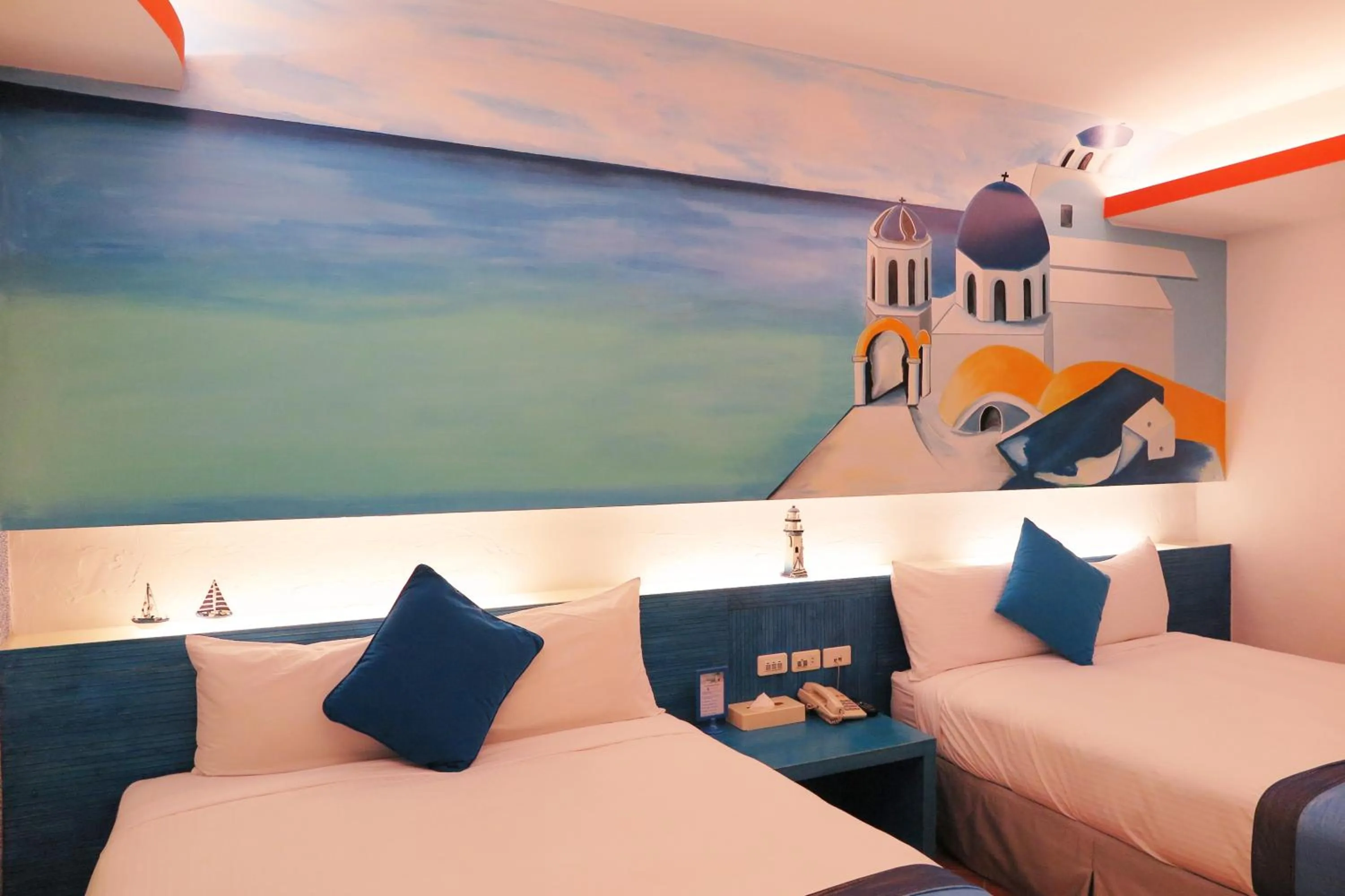 Bed in Kenting Sin Sin Hotel II