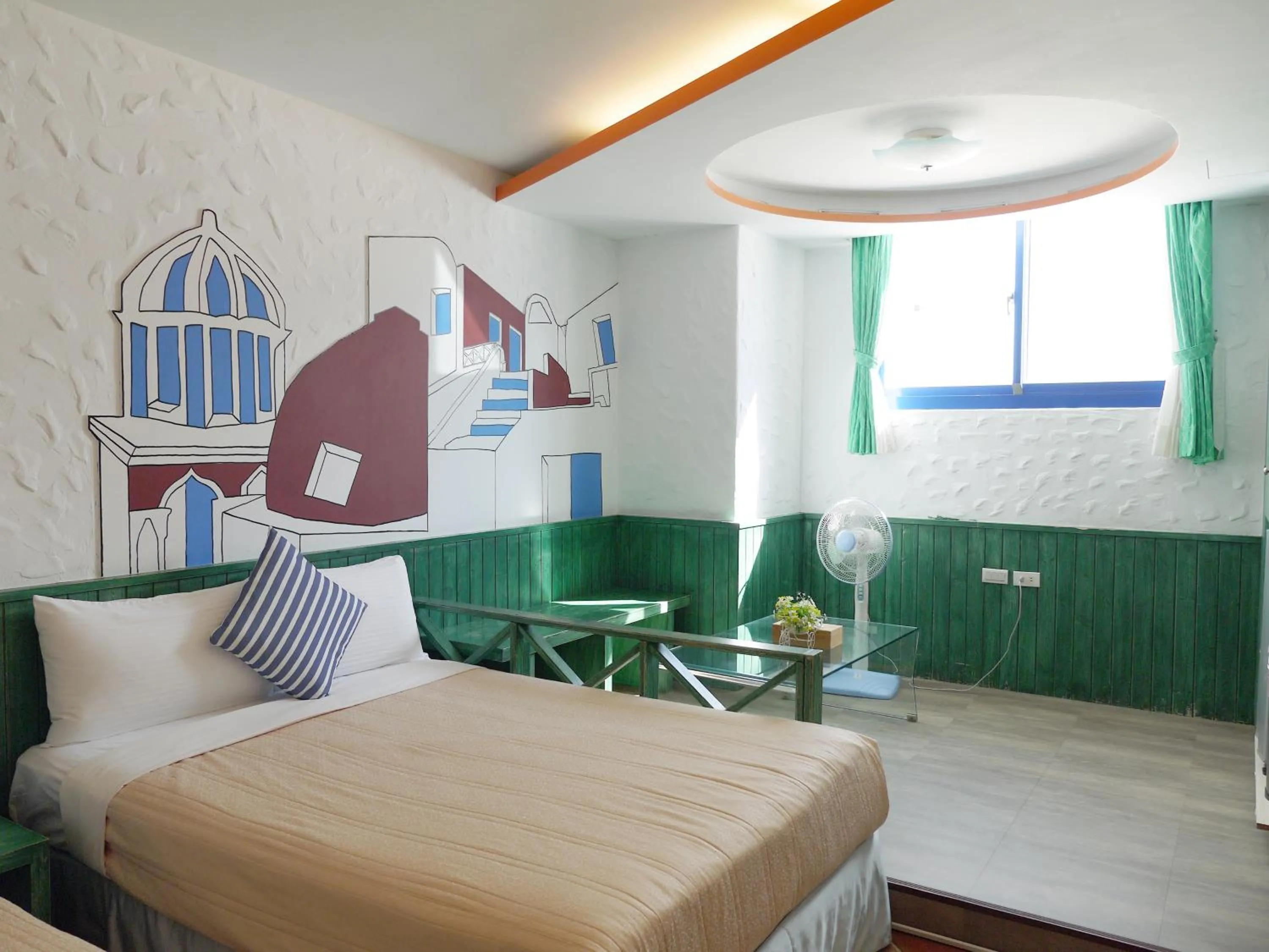 Bed in Kenting Sin Sin Hotel II