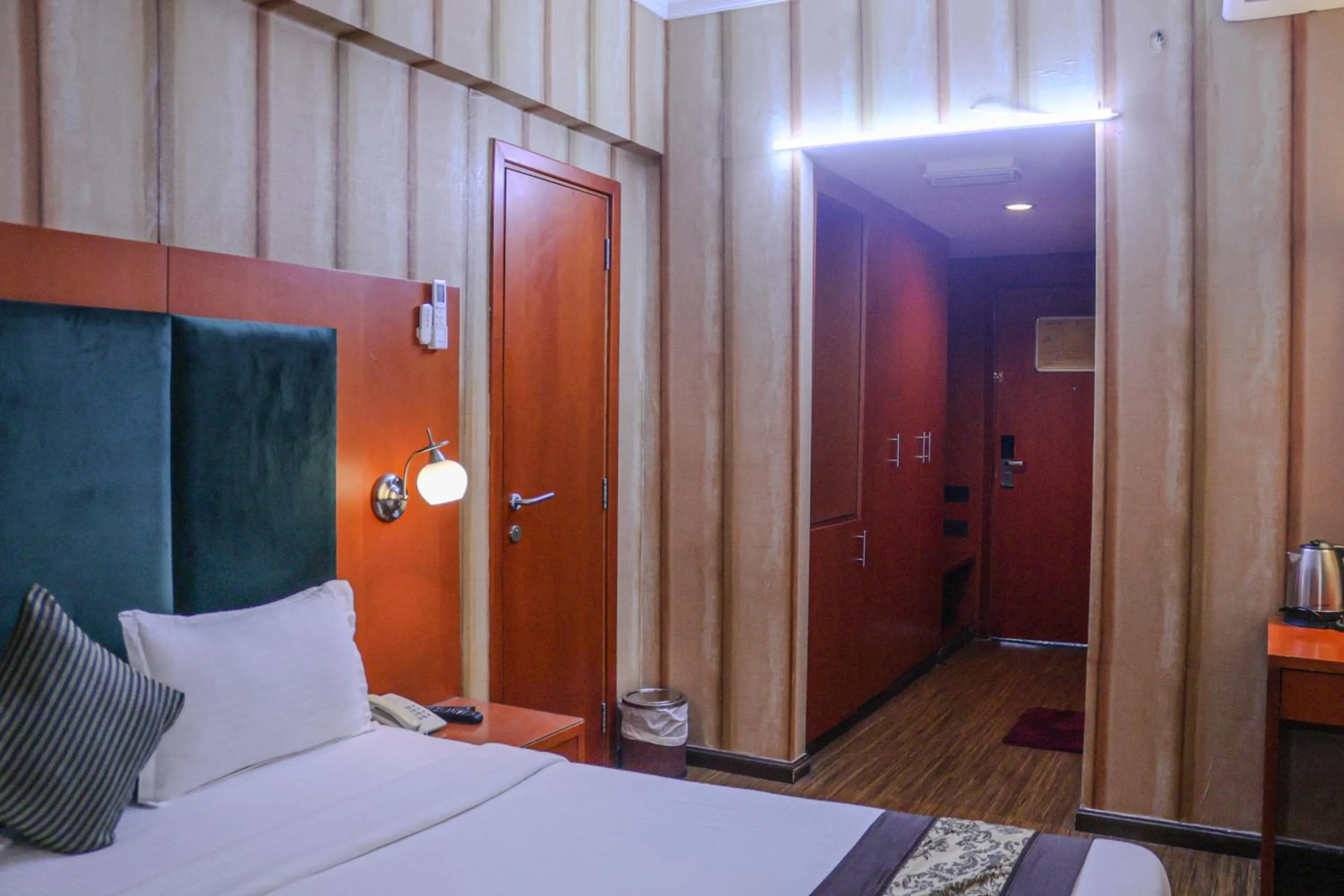 Photo of the whole room, Bed in BOONMAX Hotel