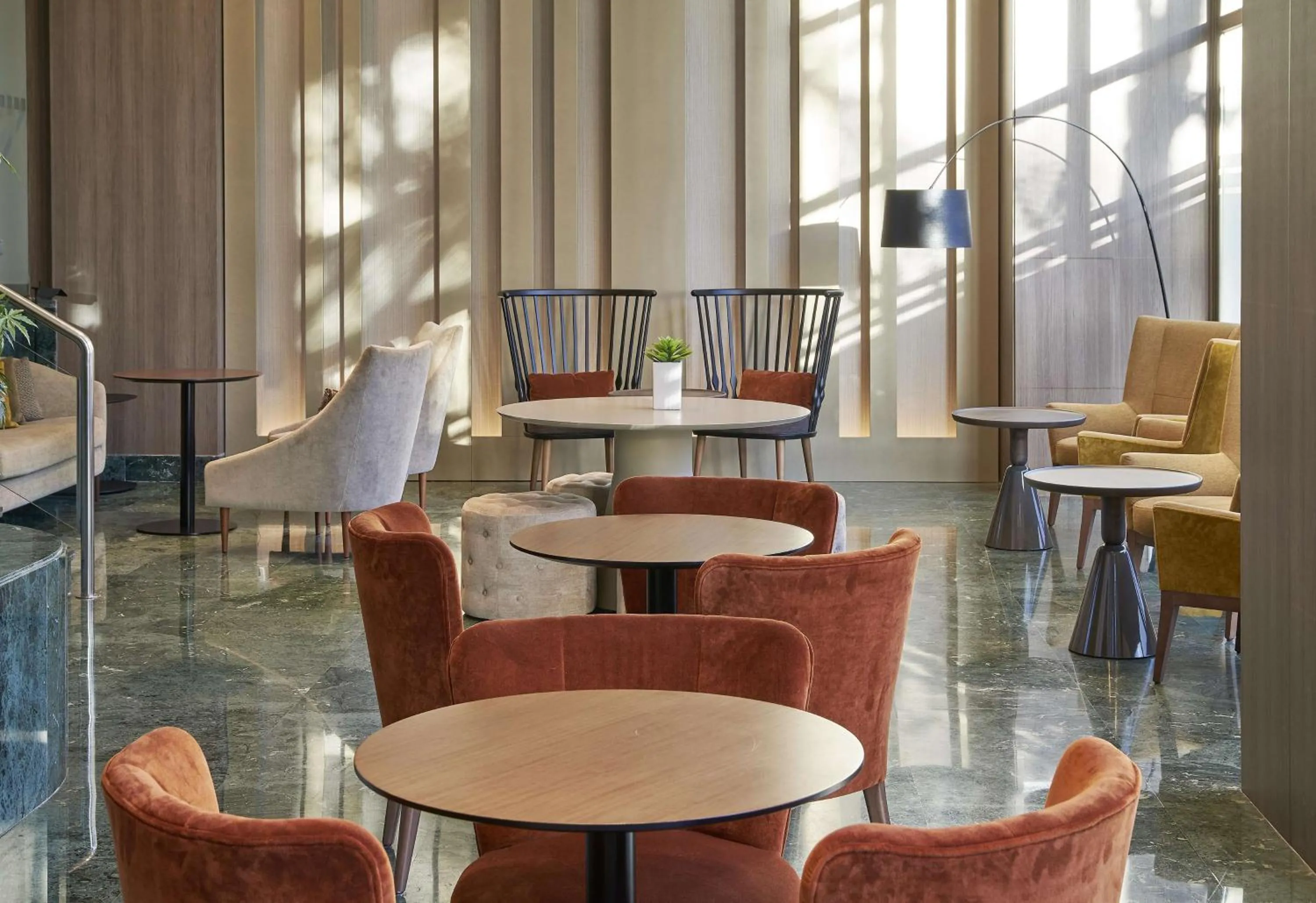 Lobby or reception in NH Valencia Center