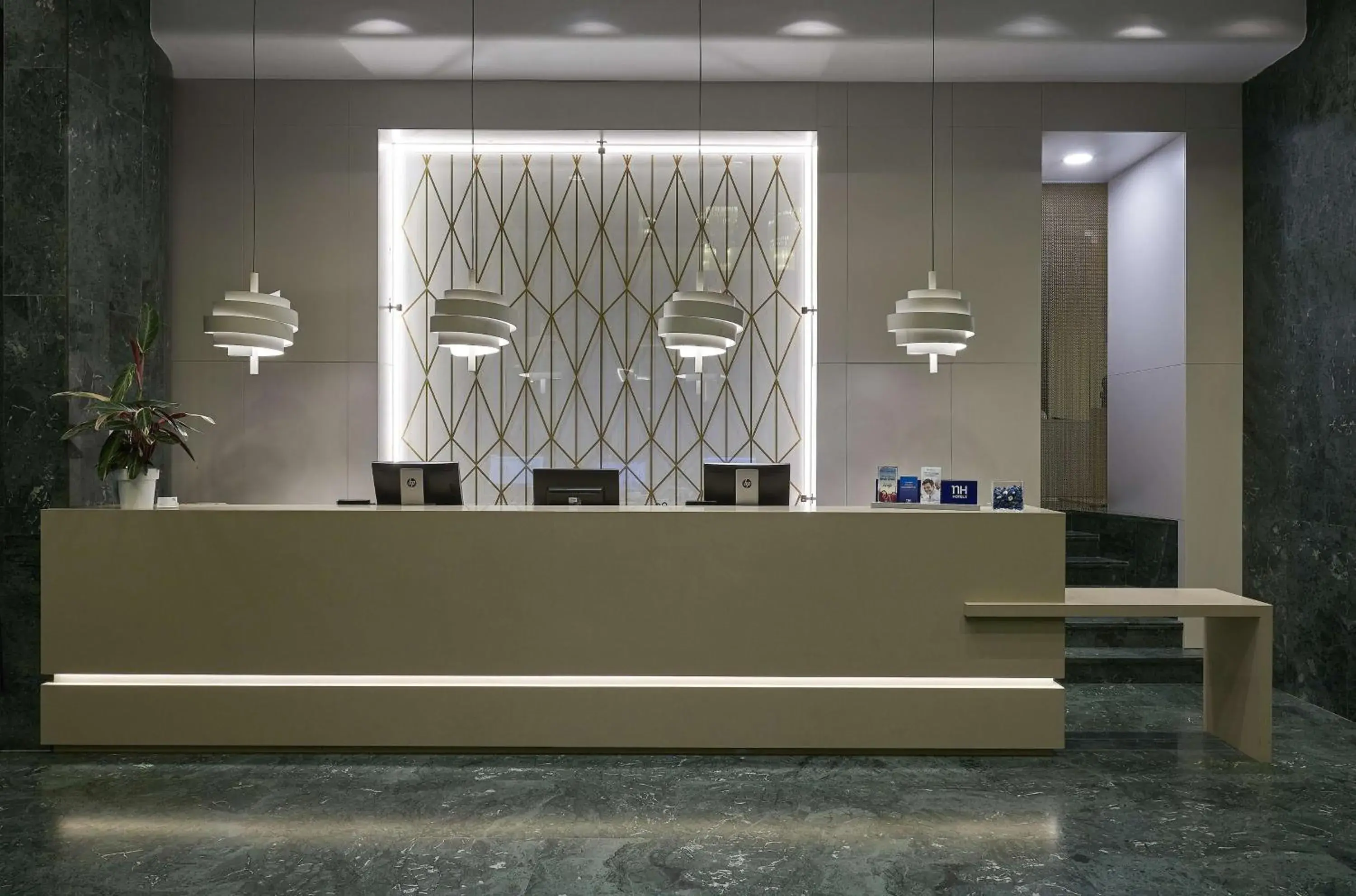 Lobby or reception in NH Valencia Center Lobby or reception in NH Valencia Center