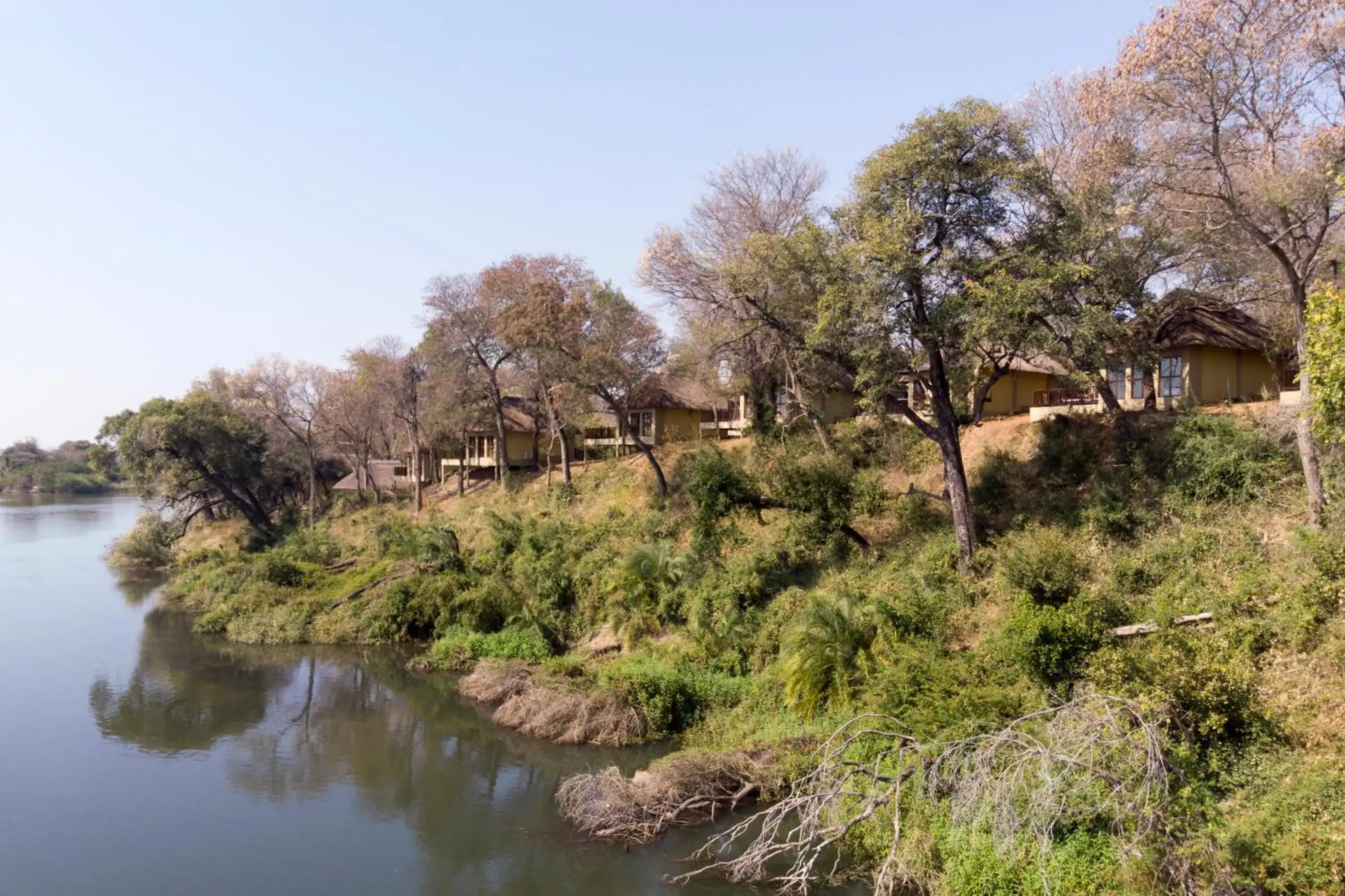 River view in Divava Okavango Resort & Spa River view in Divava Okavango Resort & Spa