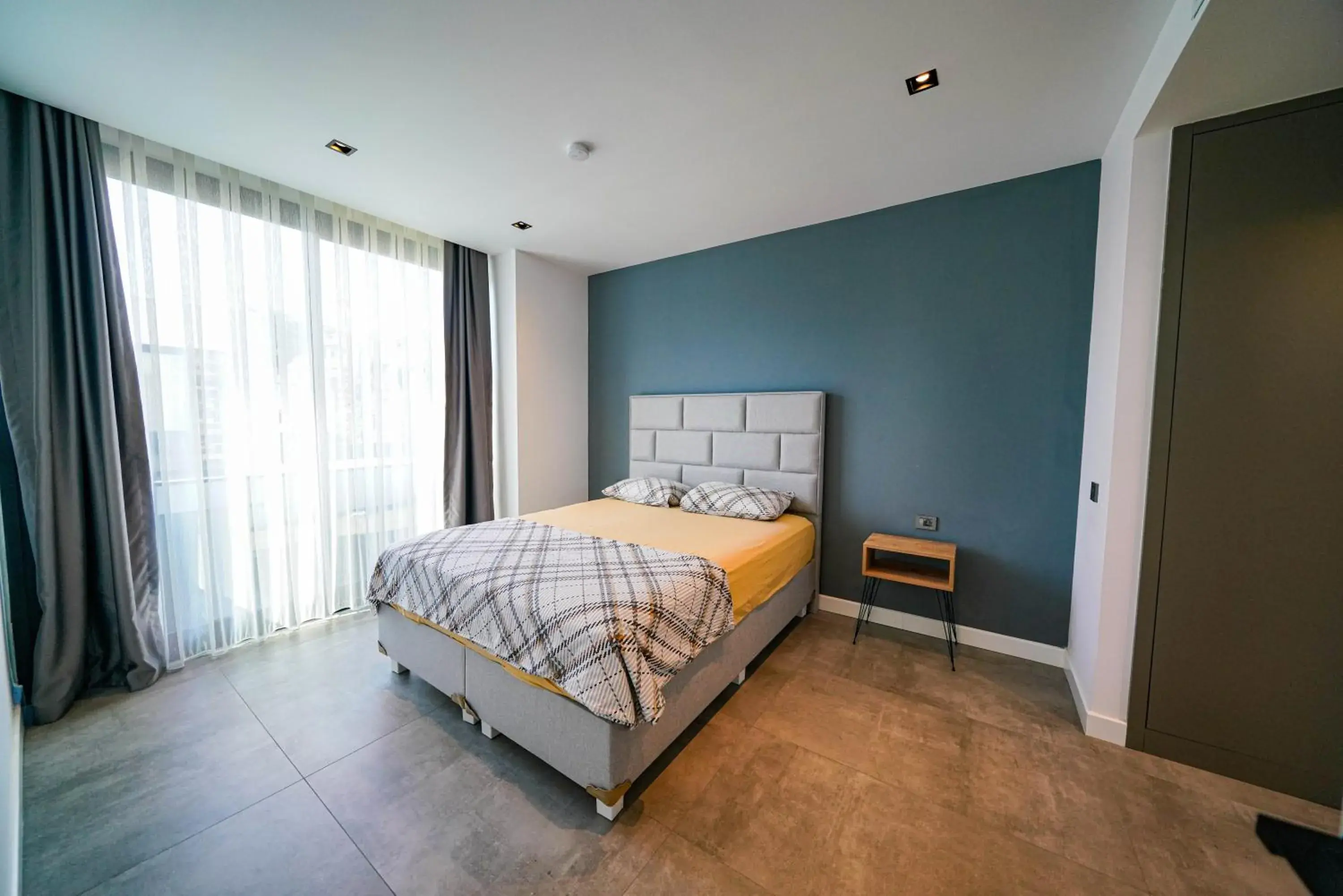Bed in The Ni Villas Akyarlar - Bodrum Bed in The Ni Villas Akyarlar - Bodrum