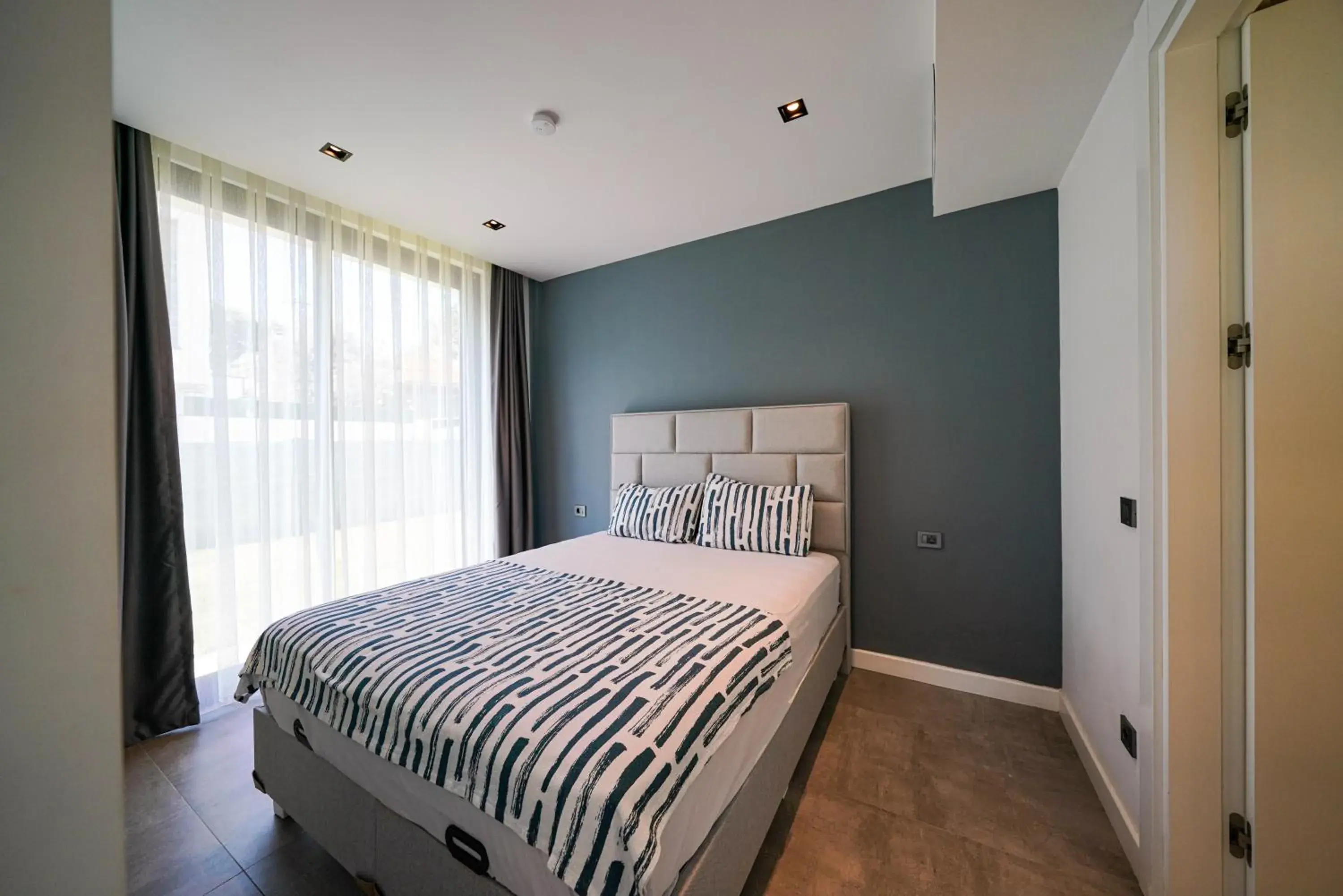 Bed in The Ni Villas Akyarlar - Bodrum Bed in The Ni Villas Akyarlar - Bodrum