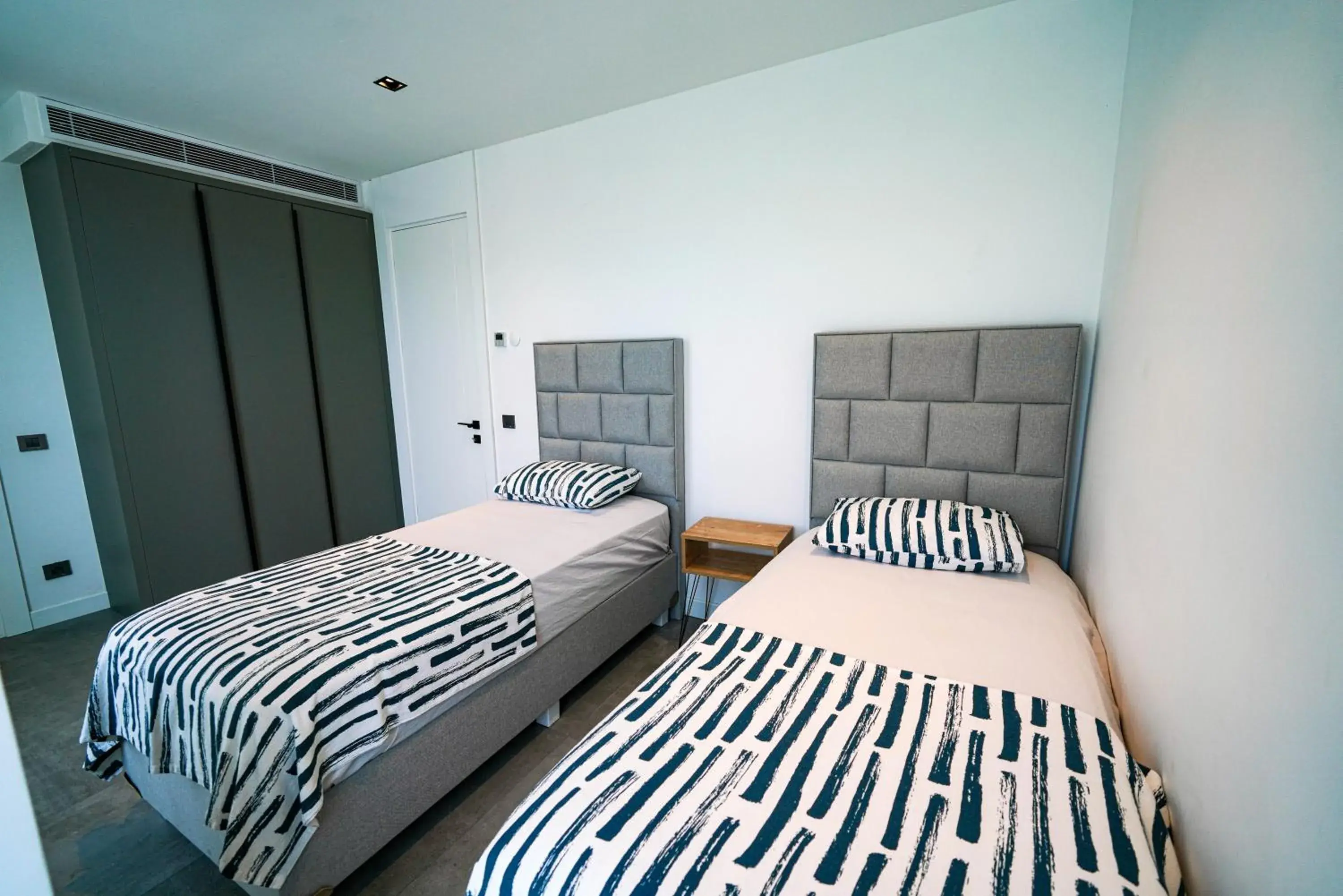 Bed in The Ni Villas Akyarlar - Bodrum Bed in The Ni Villas Akyarlar - Bodrum