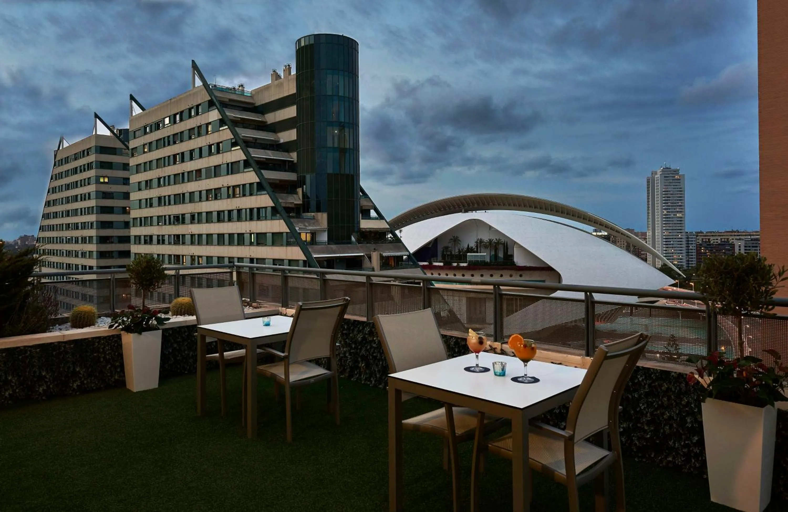 Balcony/Terrace in NH Valencia Las Artes