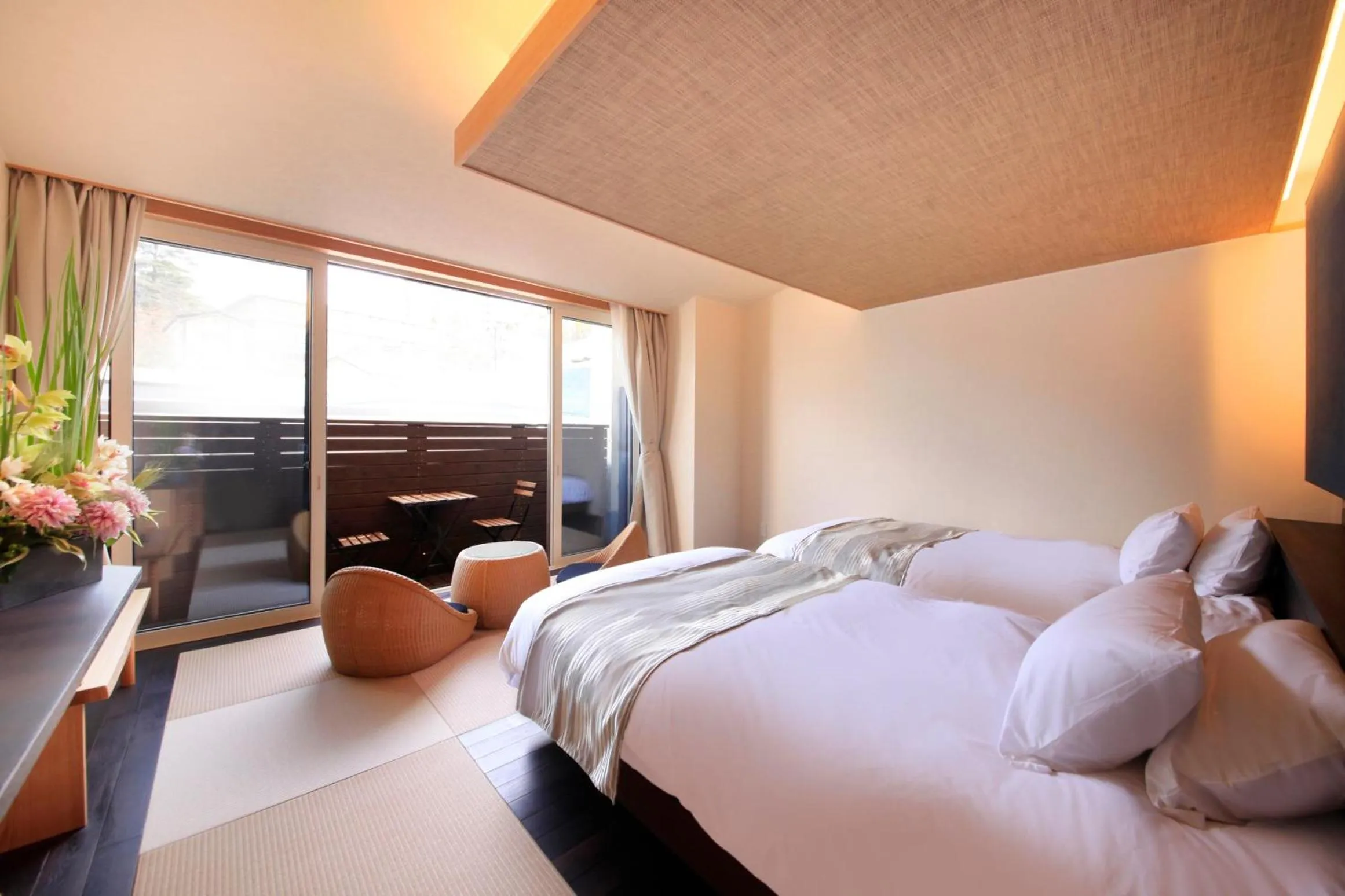 Bed in 湯宿みゆきYuyado Miyuki