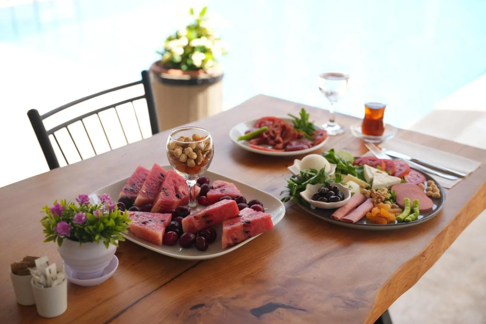 Buffet breakfast in Eva Apart Kemer