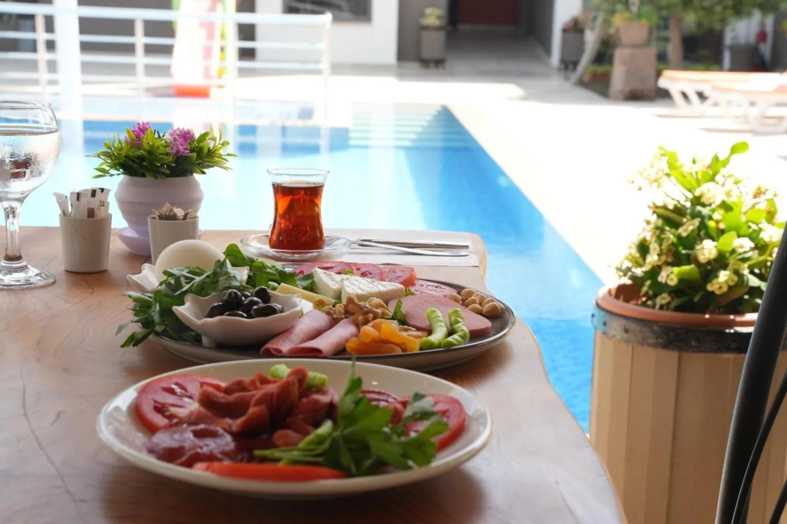 Buffet breakfast in Eva Apart Kemer