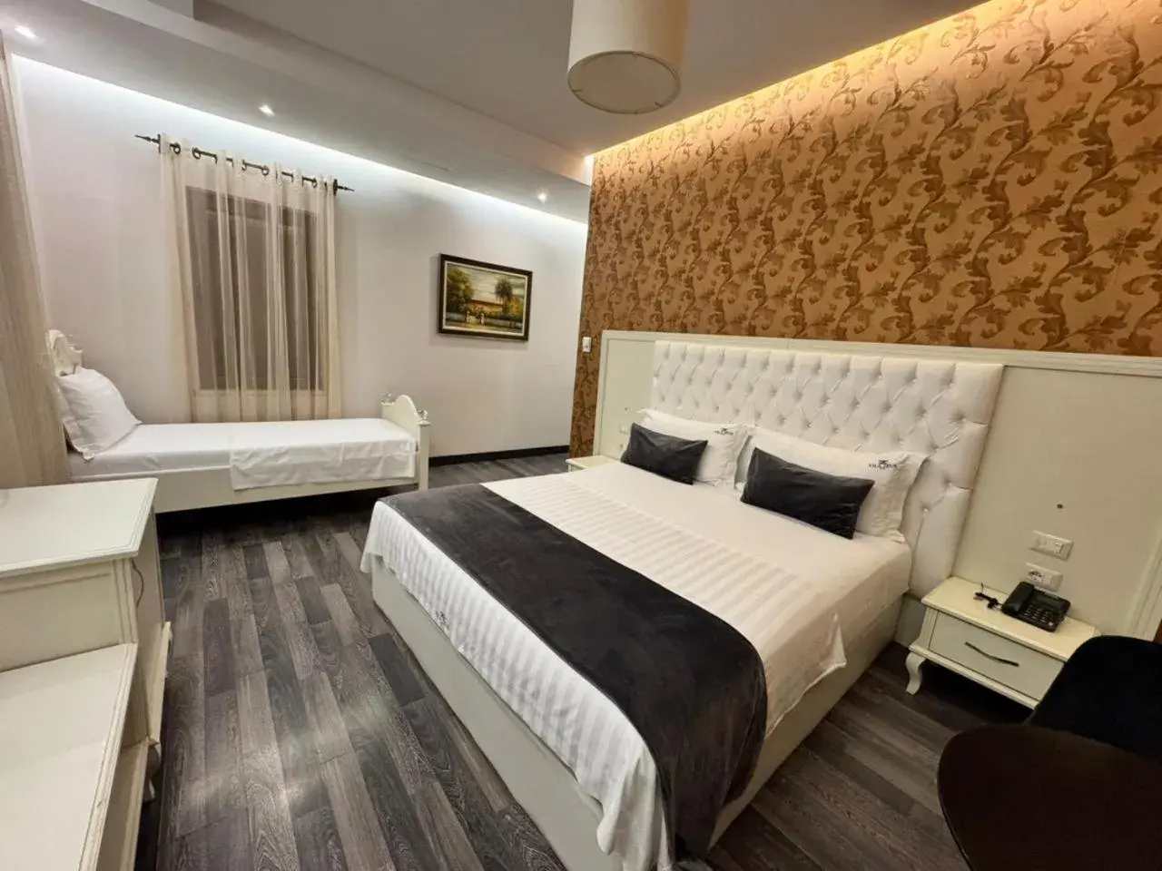 Bed in Hotel Vila Zeus Bed in Hotel Vila Zeus