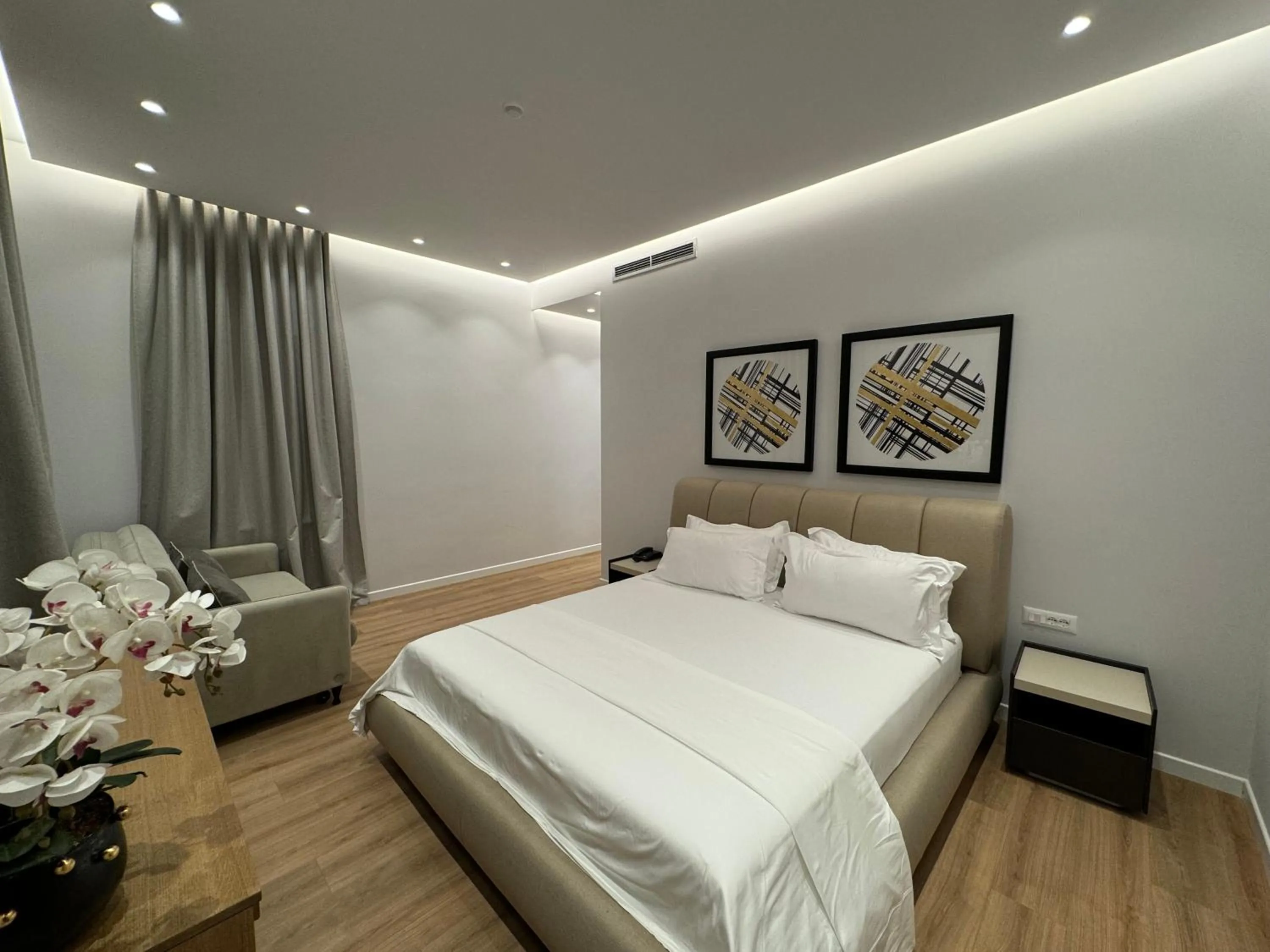 Bed in Hotel Vila Zeus