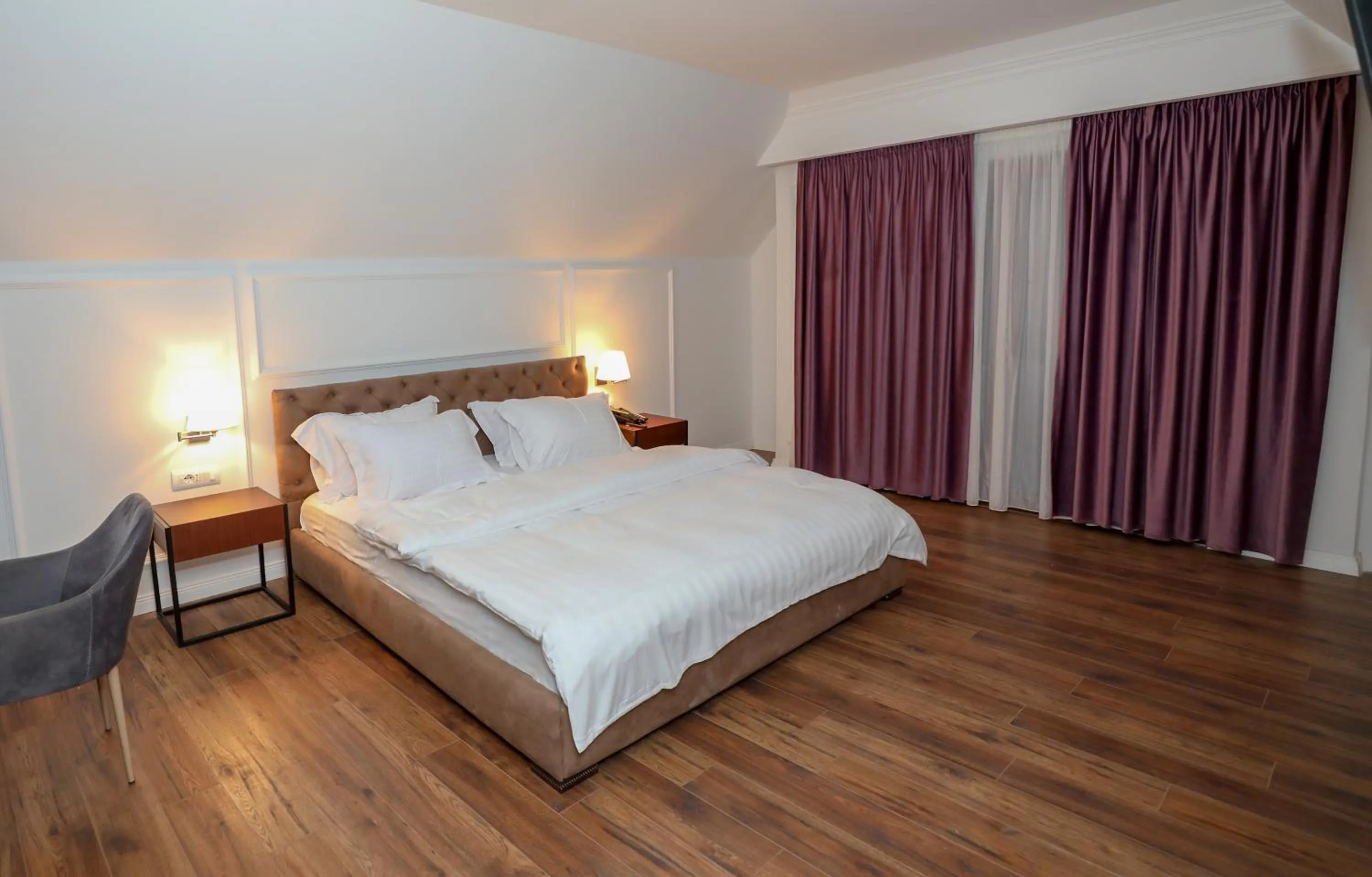 Bed in Hotel Vila Zeus