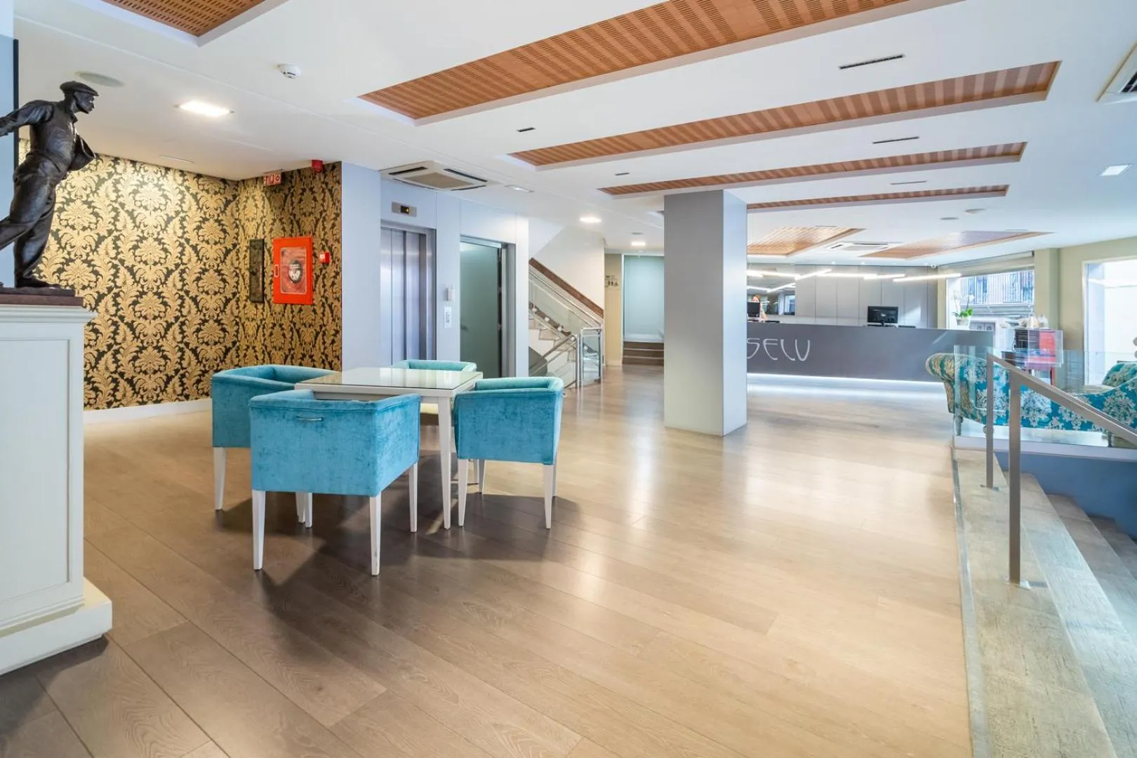 Lobby or reception in Hotel Selu