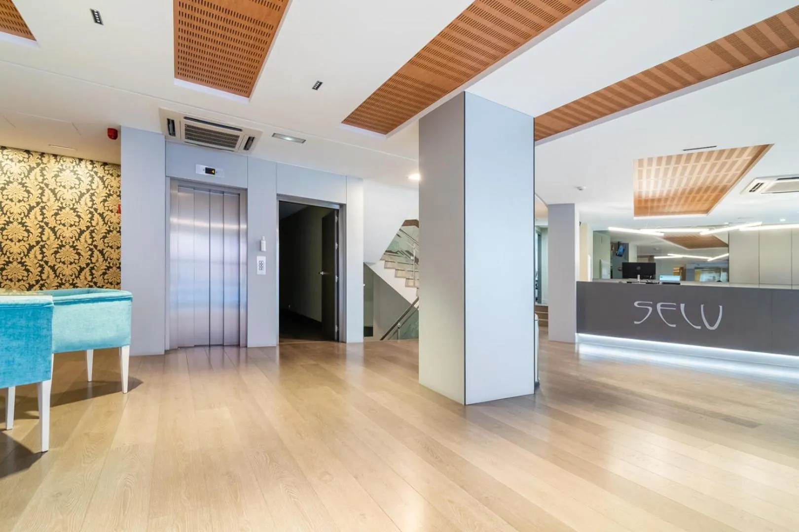 Lobby or reception in Hotel Selu