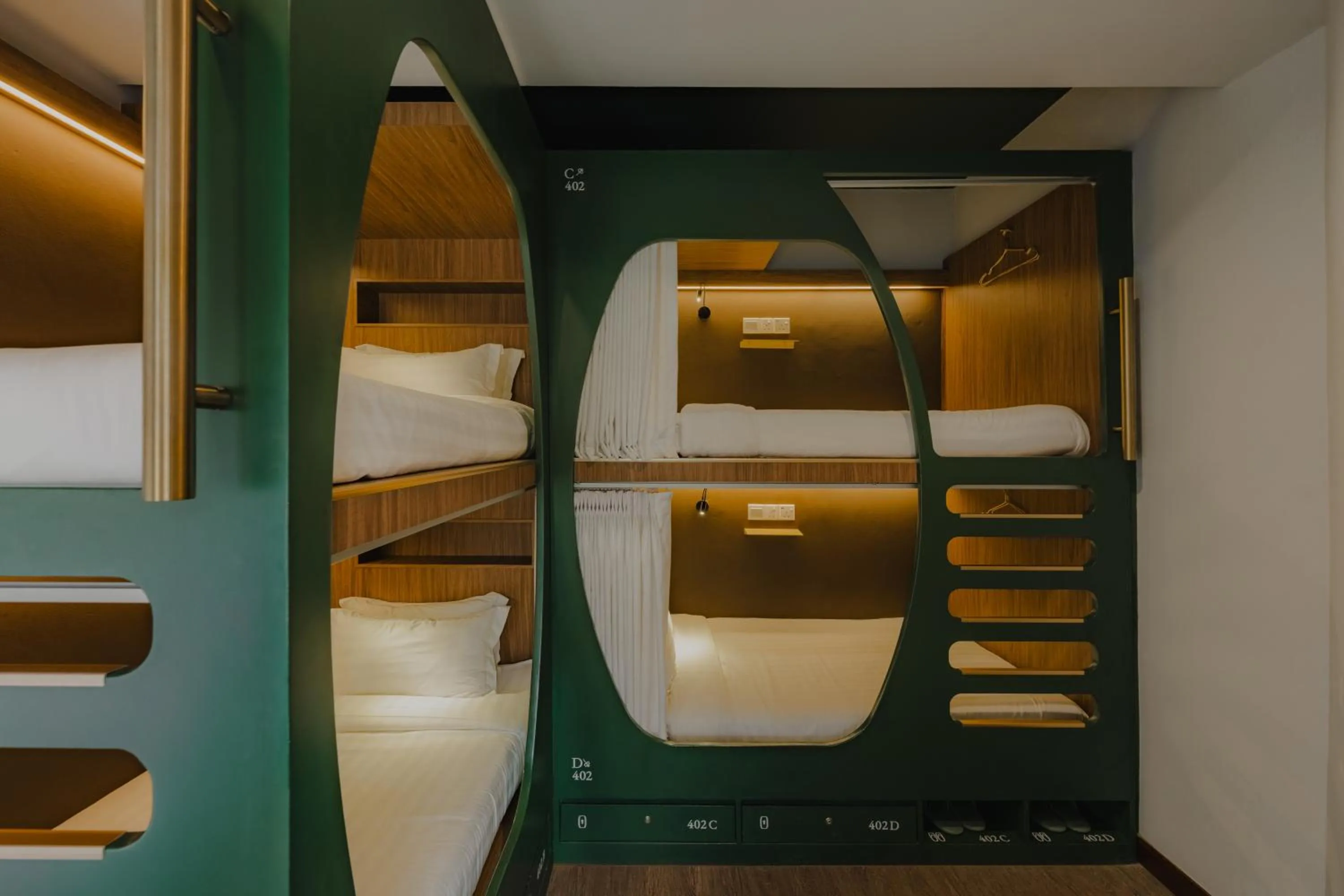 bunk bed in Signel Poshtel, the Rare Gem of North Borneo