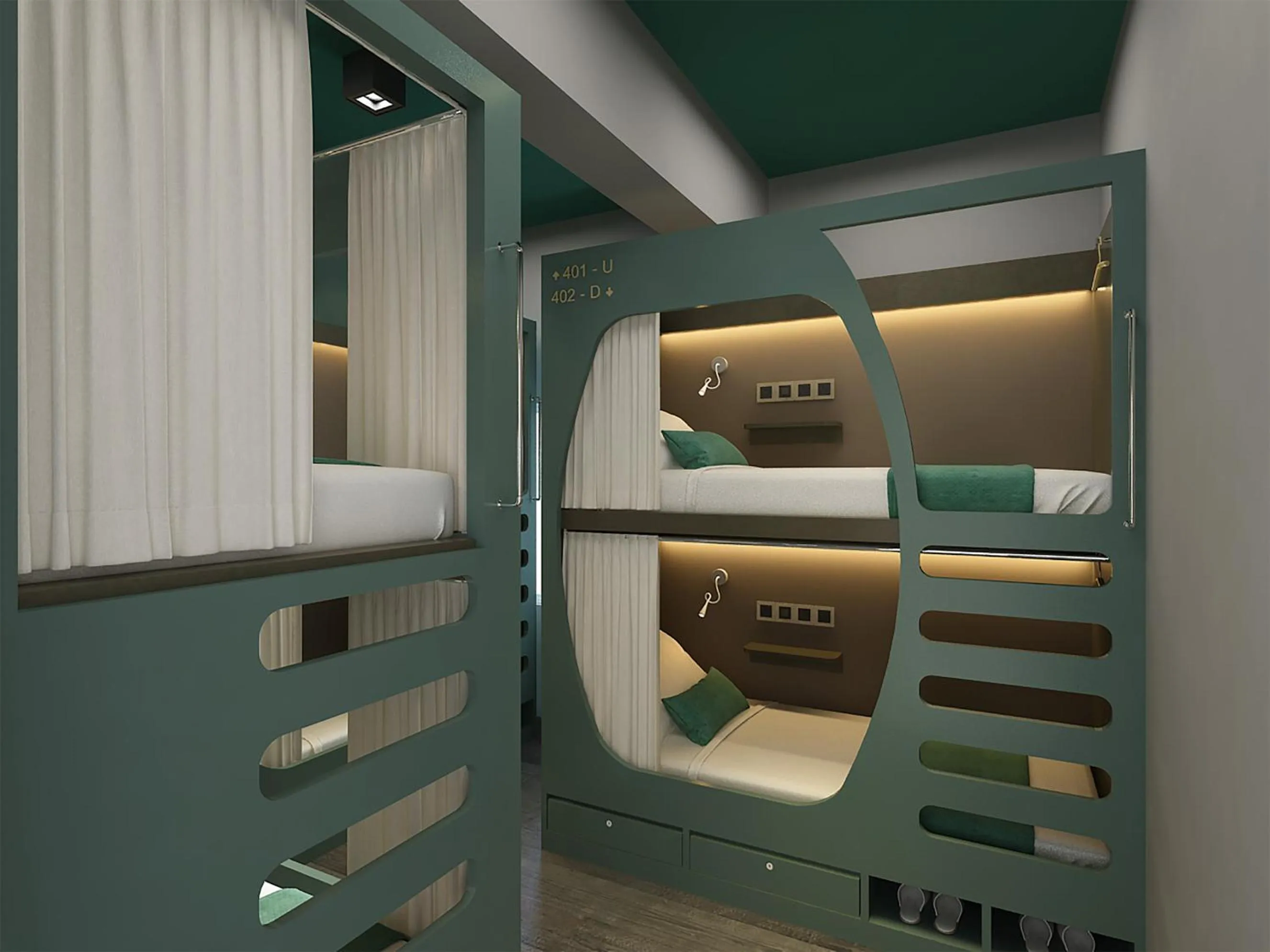 bunk bed, Bed in Signel Poshtel, the Rare Gem of North Borneo