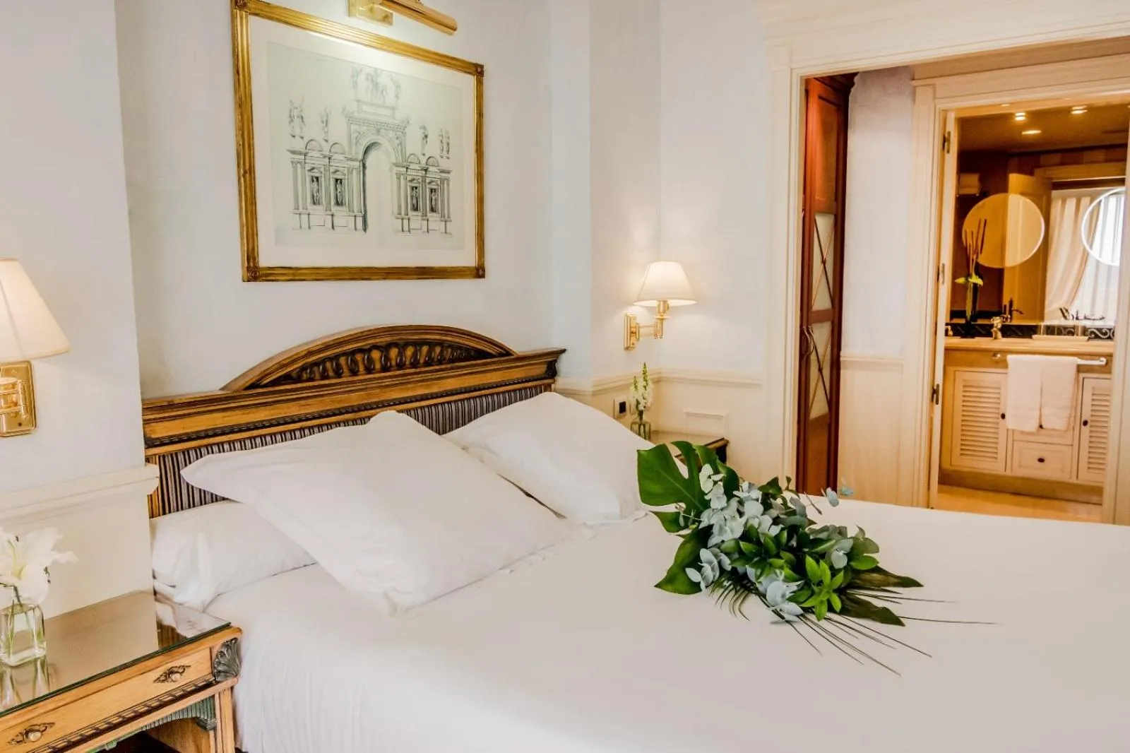 Bed in Guadalpin Suites