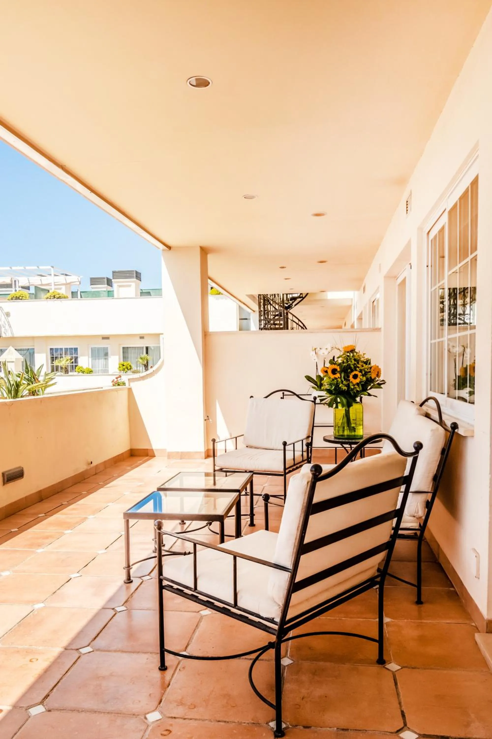 Patio in Guadalpin Suites