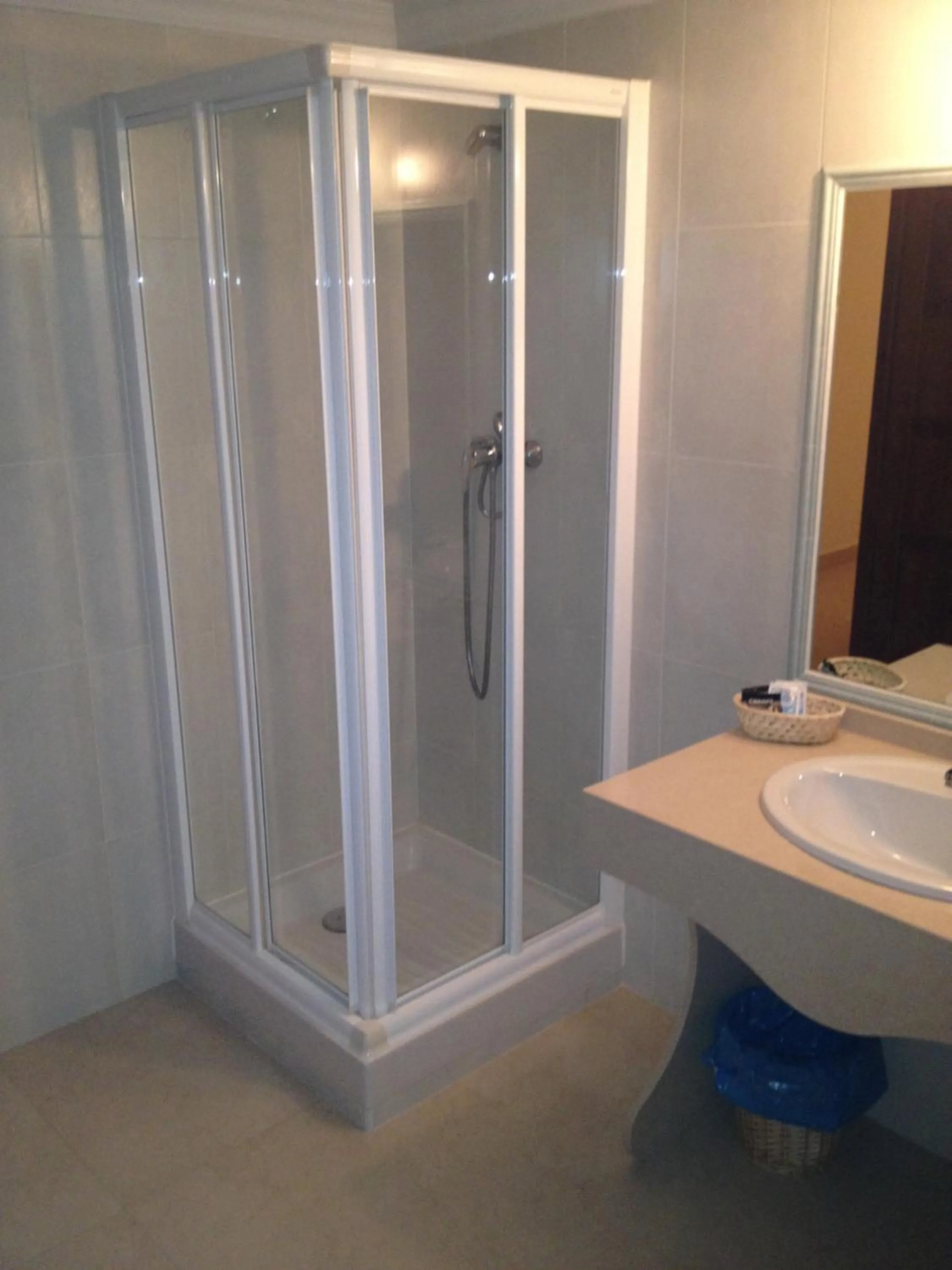 Shower in Hotel Las Fuentes