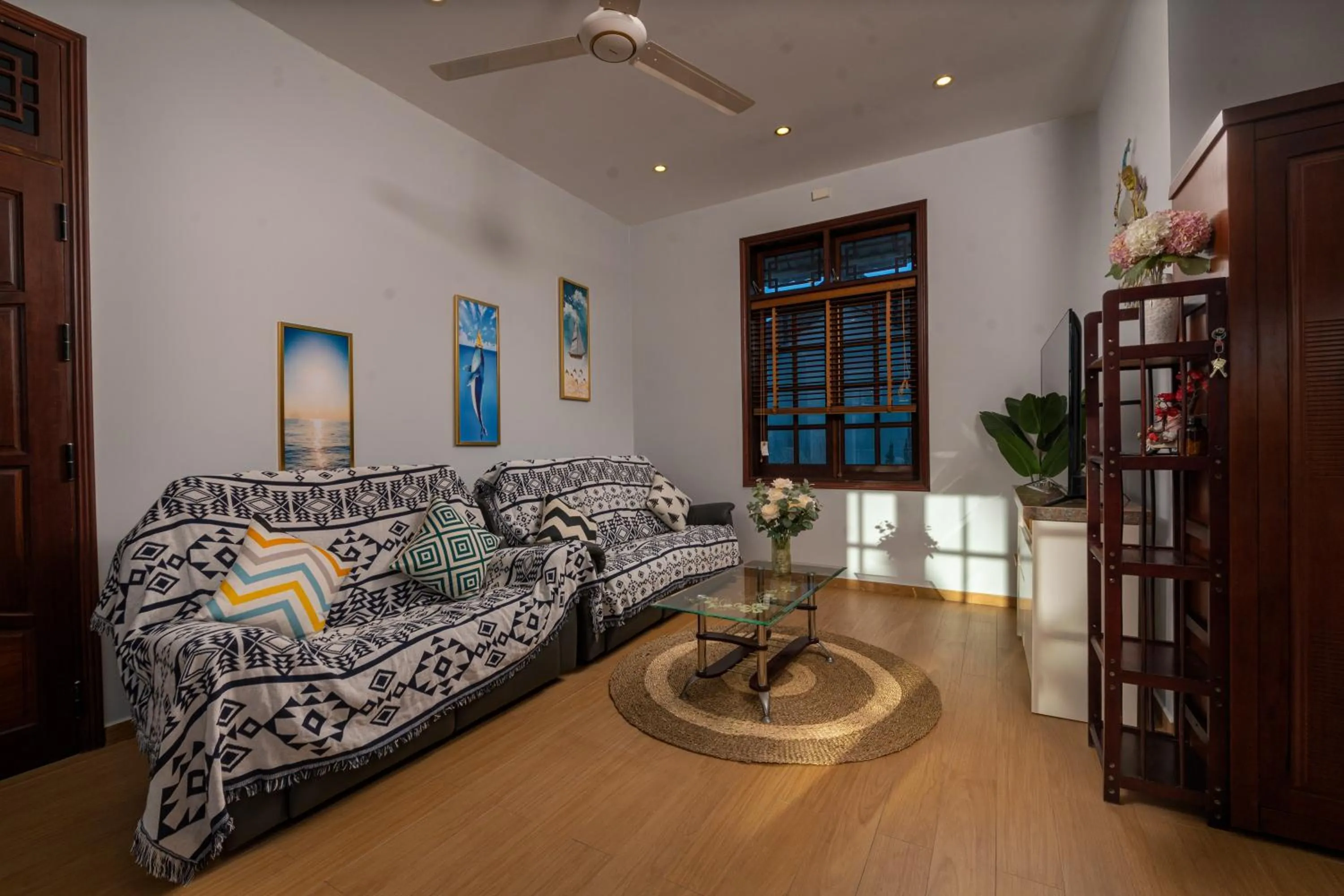 Seating area in Sông River Homestay Hội An