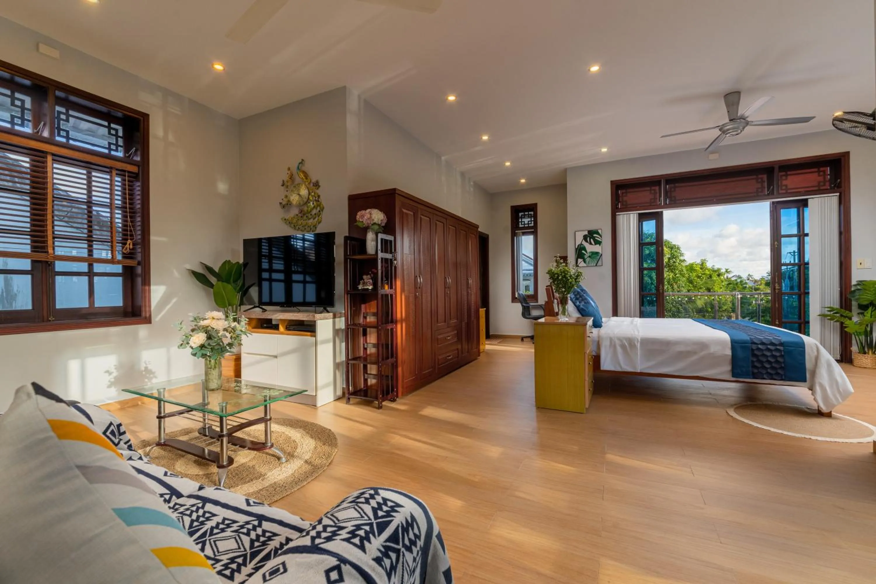 Living room, Bed in Sông River Homestay Hội An