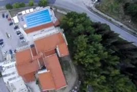 Bird's eye view in Plotini Hotel