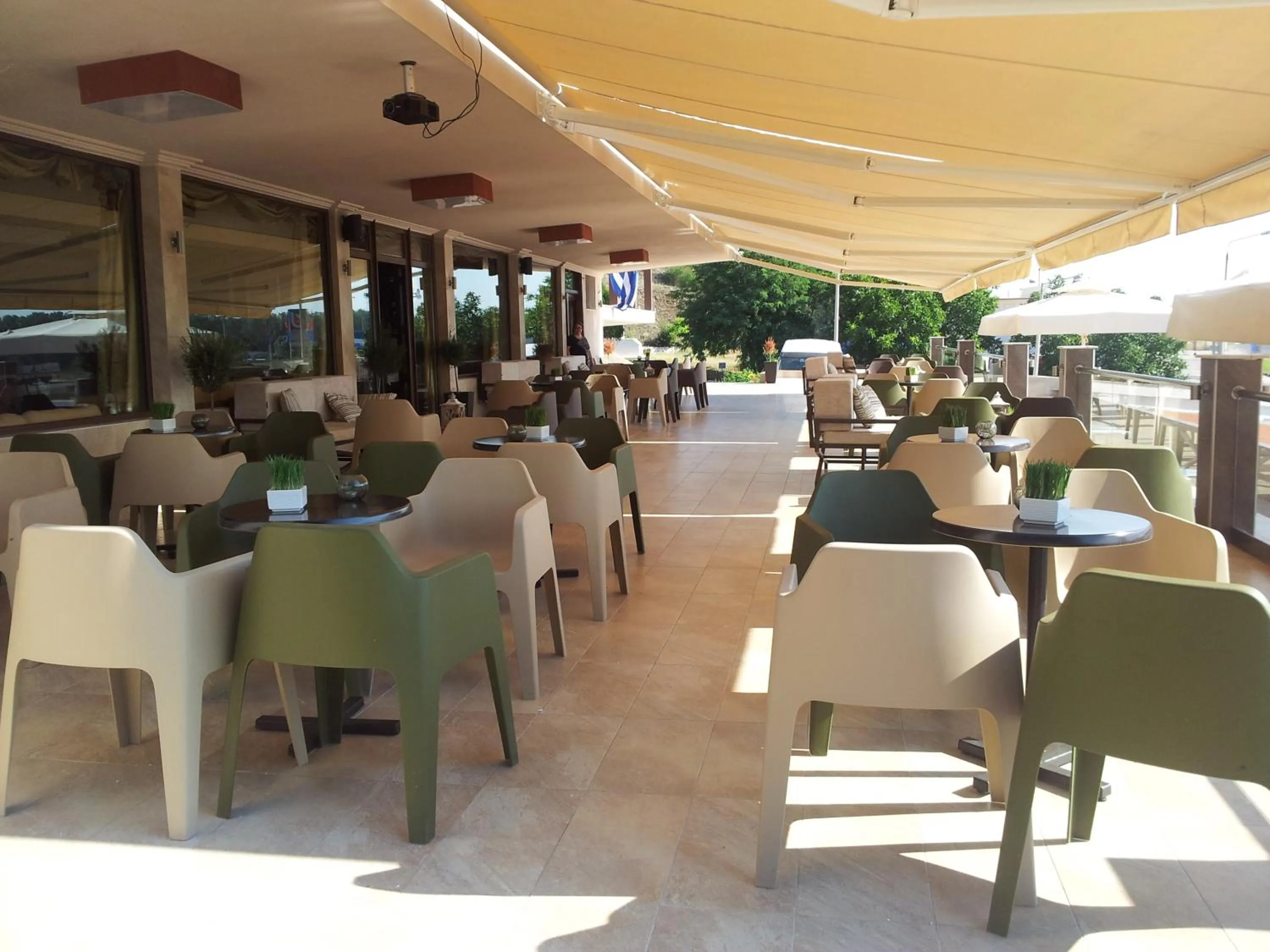 Patio in Plotini Hotel