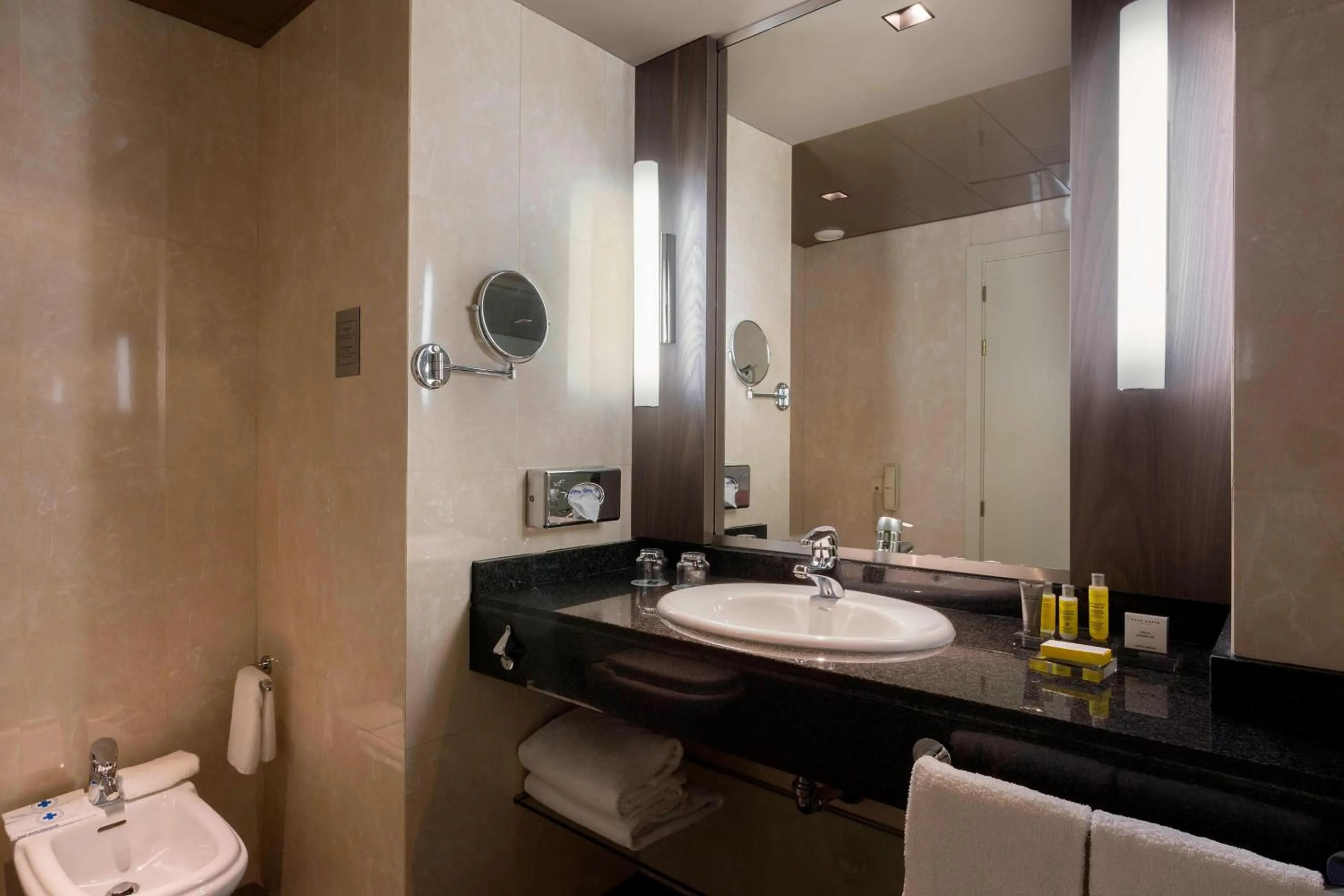 Bathroom in Madrid Marriott Auditorium Hotel & Conference Center