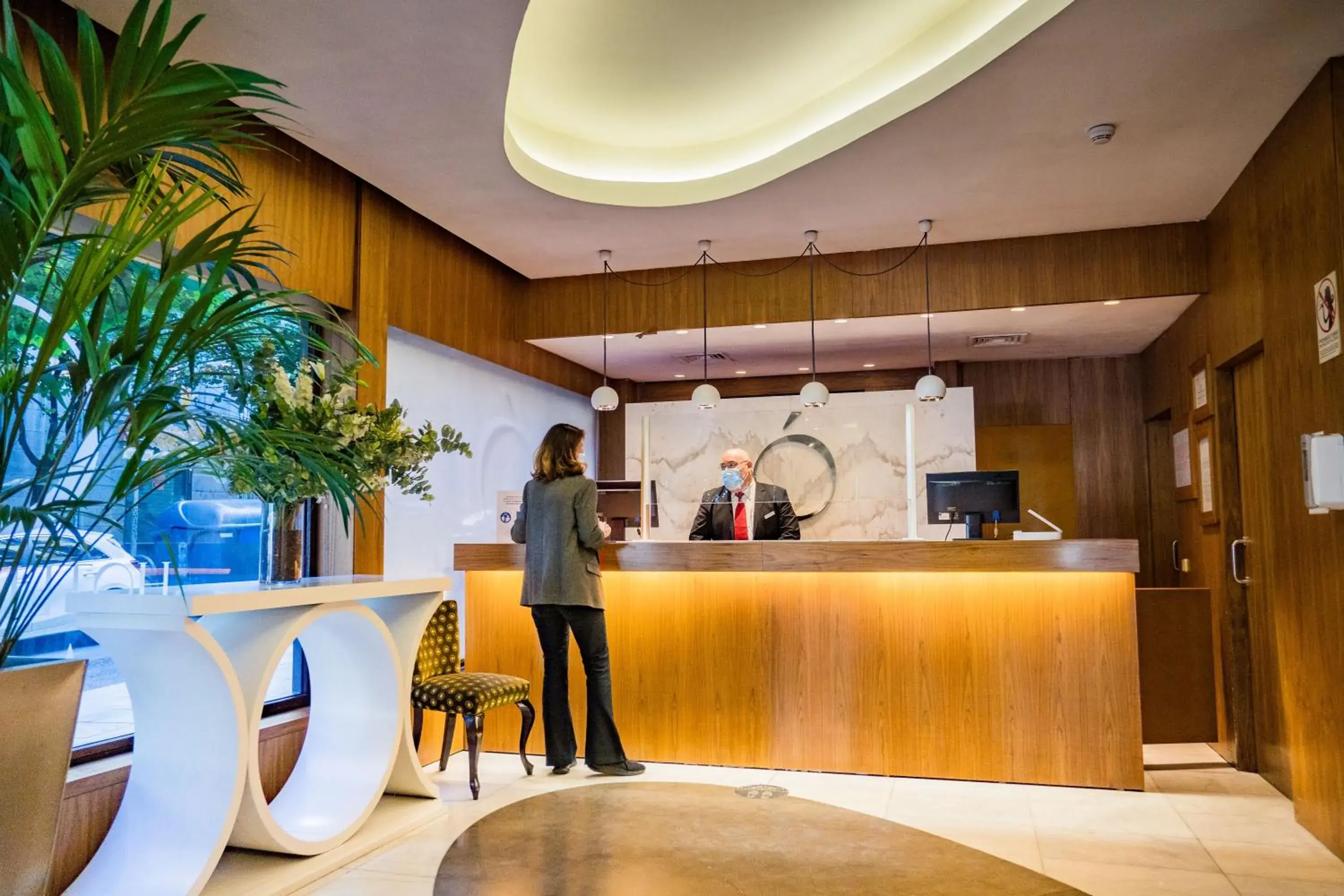 Lobby or reception in Hotel Opera Lobby or reception in Hotel Opera