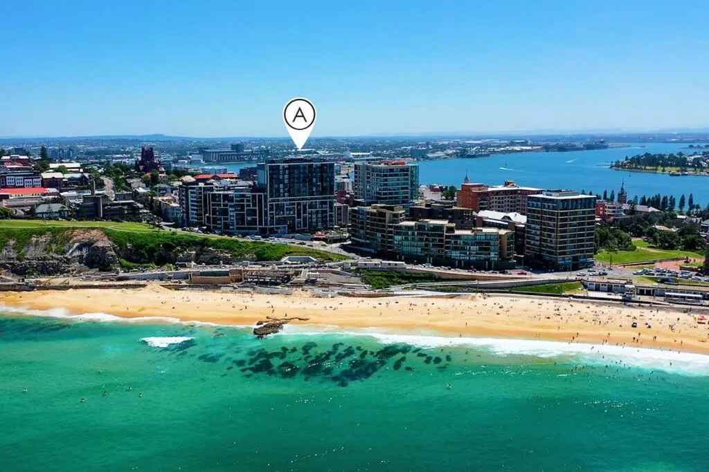Bird's eye view in Arena Newcastle Beach