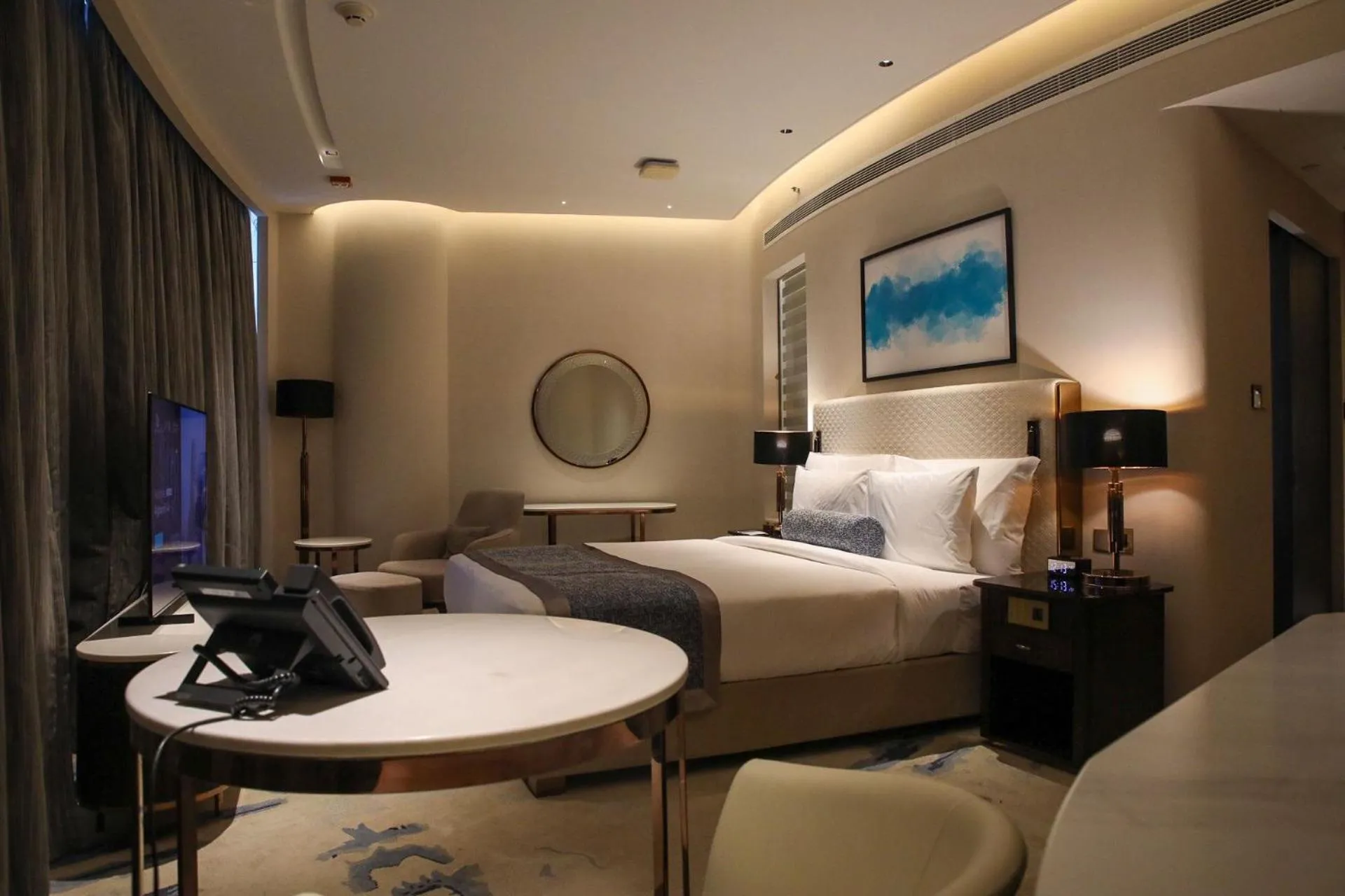 Bedroom, Bed in Century Marina Hotel - Lusail