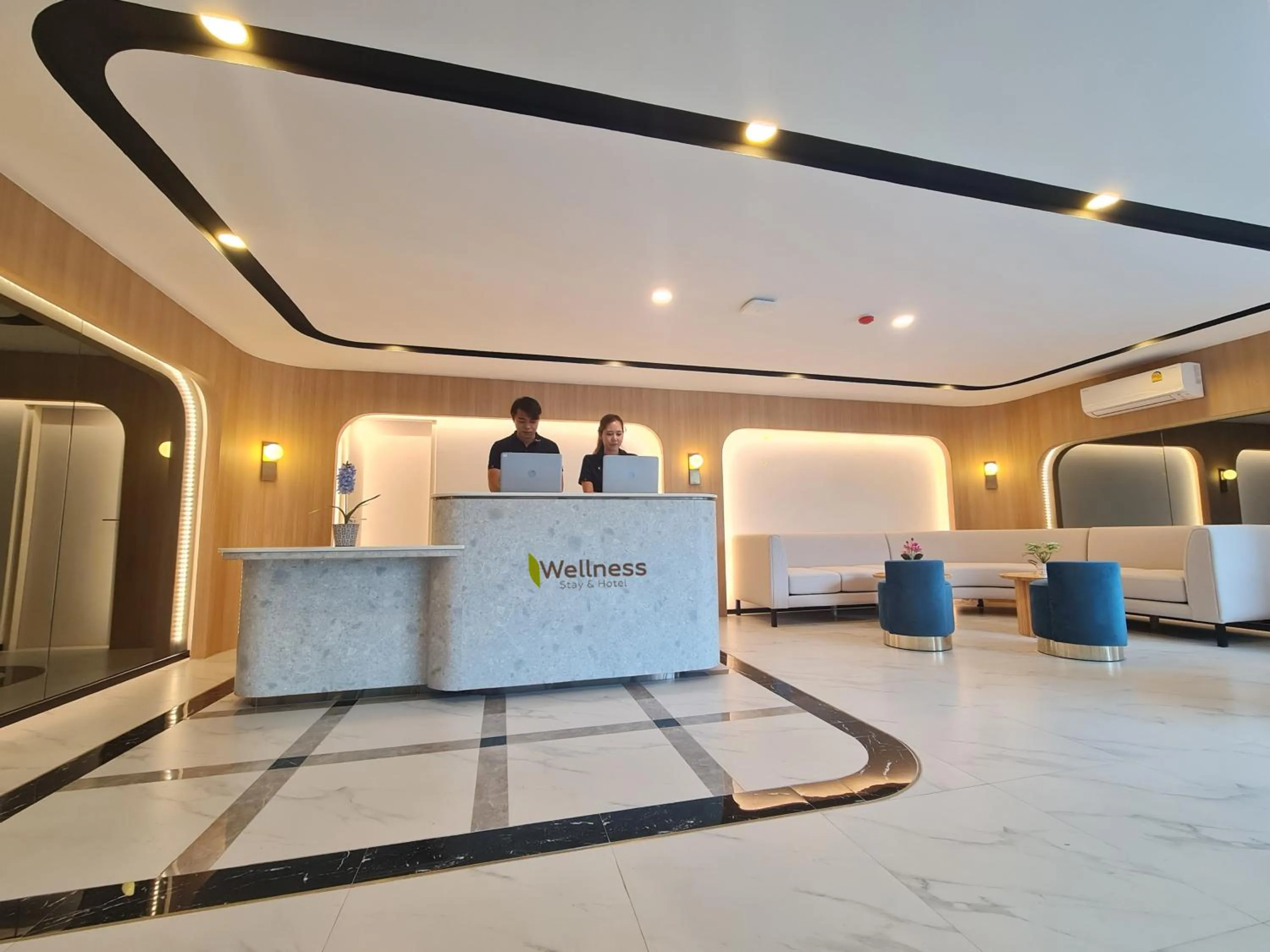 Lobby or reception in Wellness Stay & Hotel Sukhumvit 107