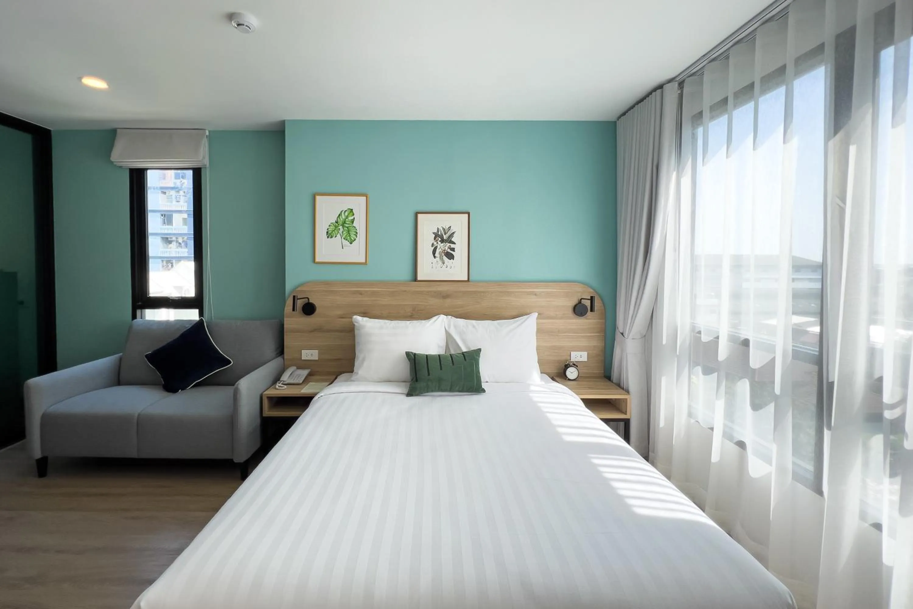 Bed in Wellness Stay & Hotel Sukhumvit 107
