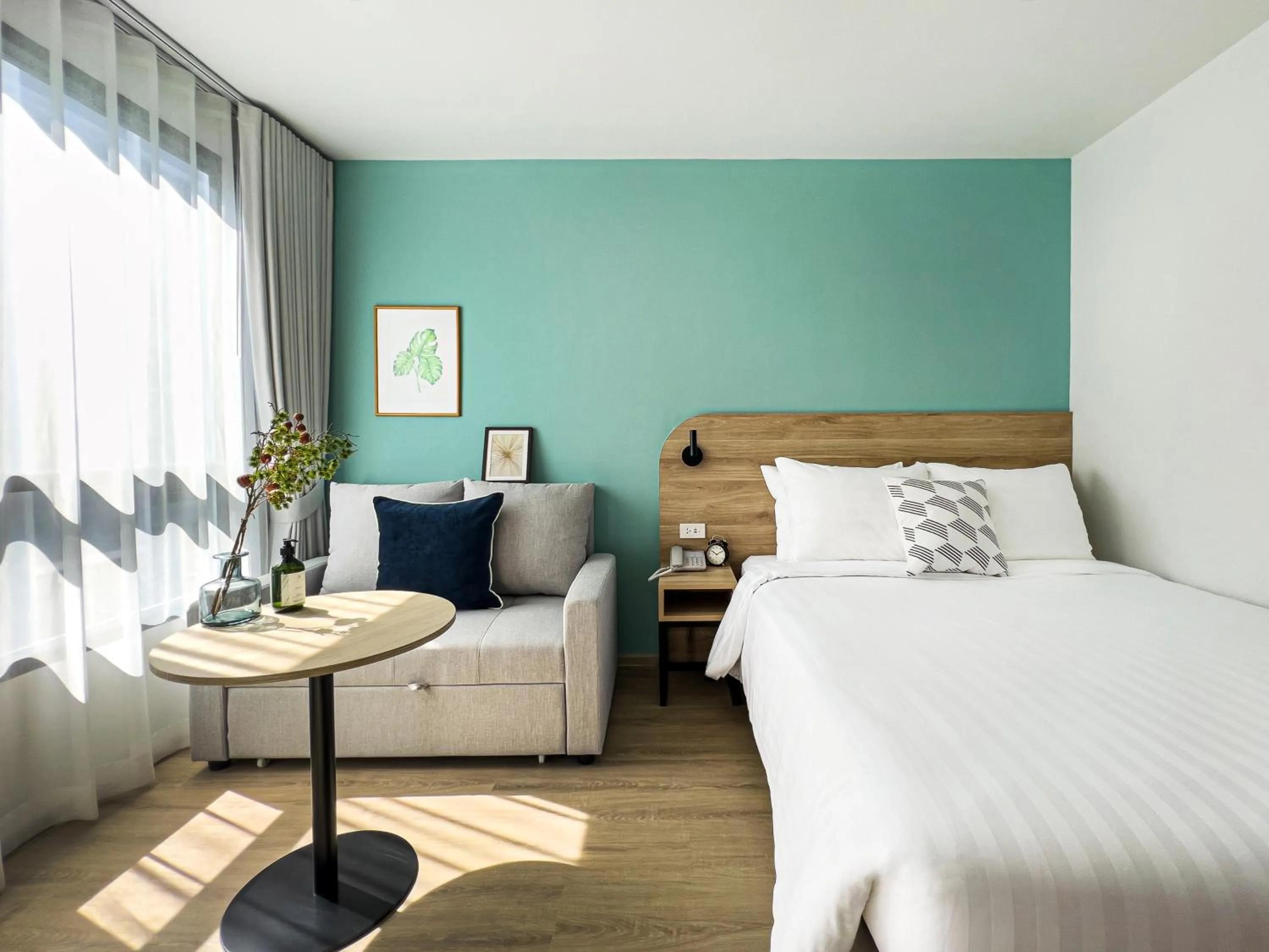 Bed in Wellness Stay & Hotel Sukhumvit 107