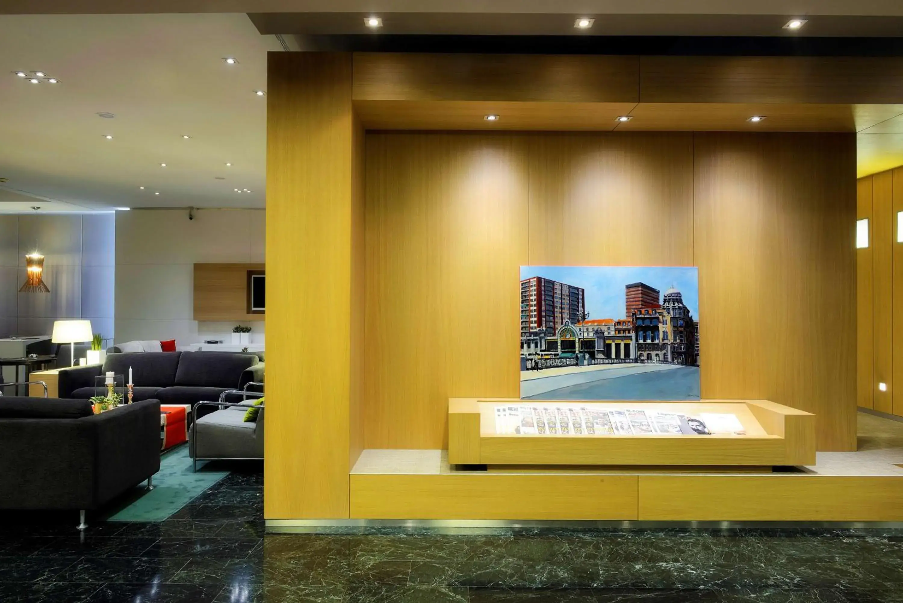 Lobby or reception in NH Collection Villa de Bilbao Lobby or reception in NH Collection Villa de Bilbao