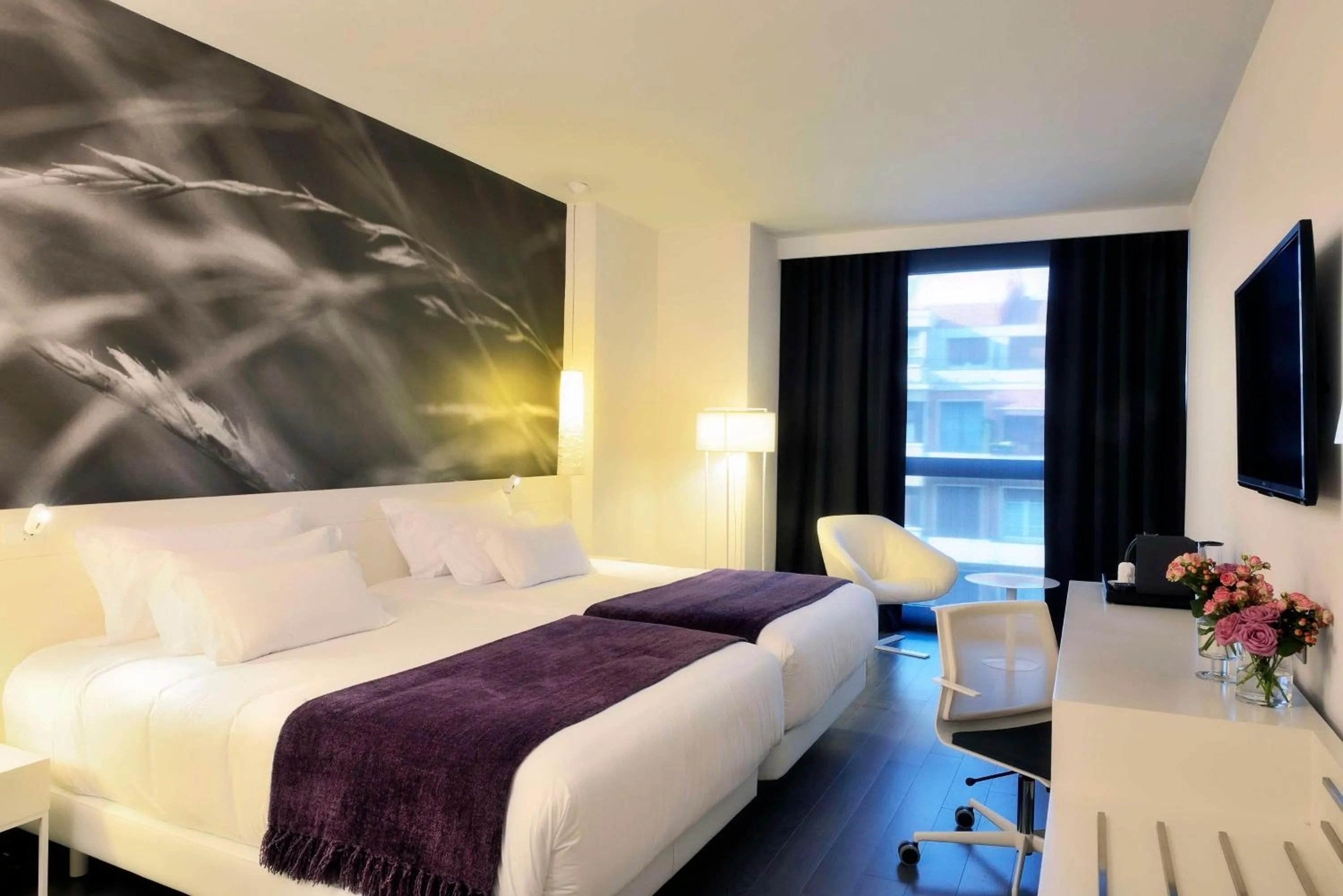 Bedroom, Bed in NH Collection Villa de Bilbao